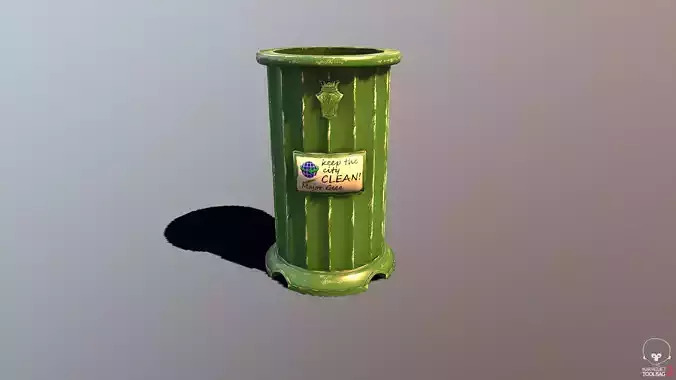 Trash Bin Stylized