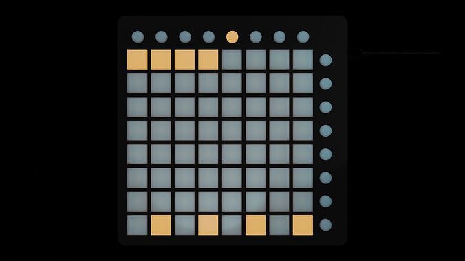 Ableton Launchpad 3D model