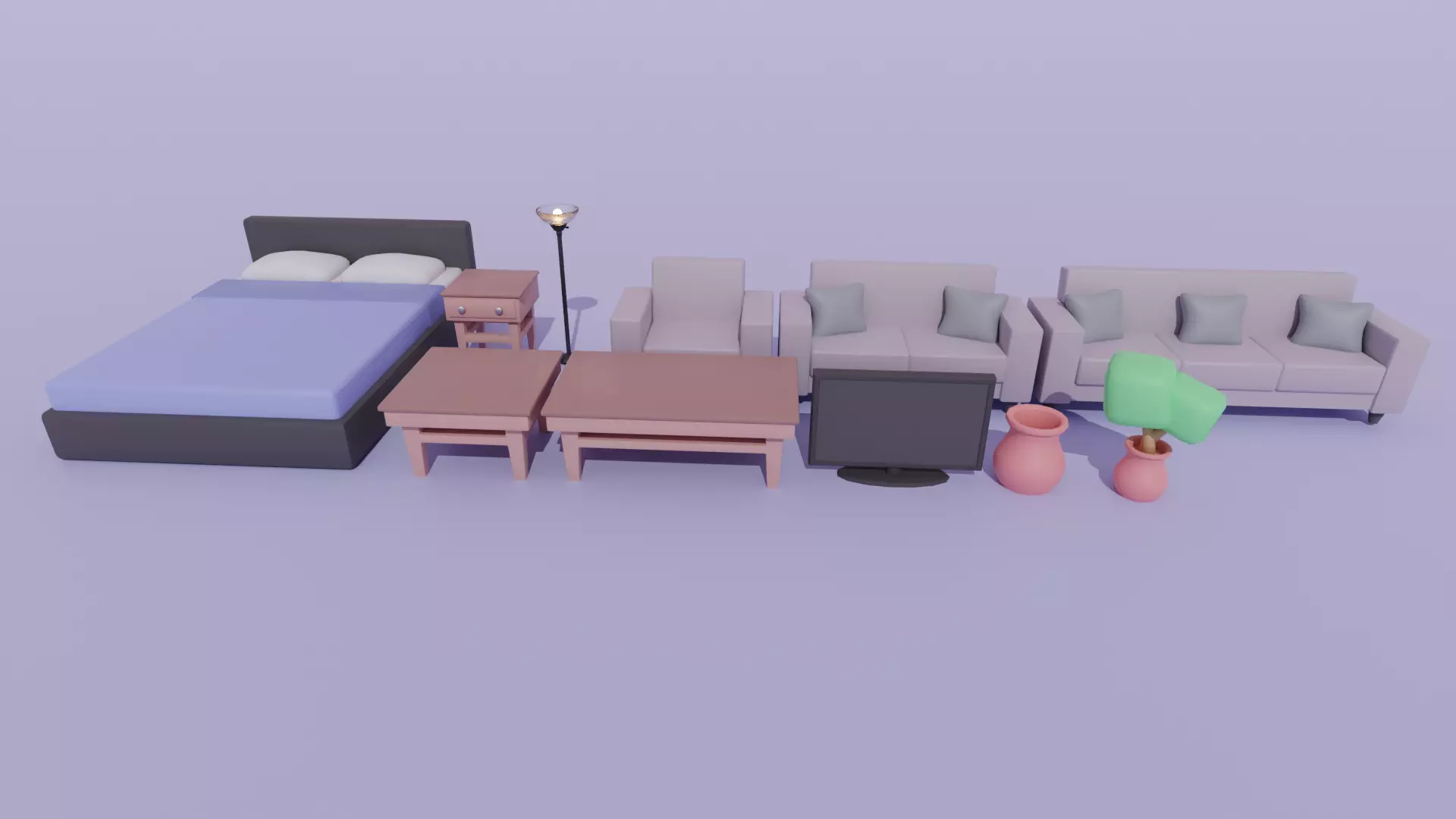 Roblox Hotel Asset Pack Low-poly 3D model_0