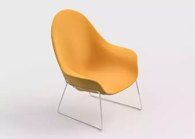 armchair modern 30 3D model