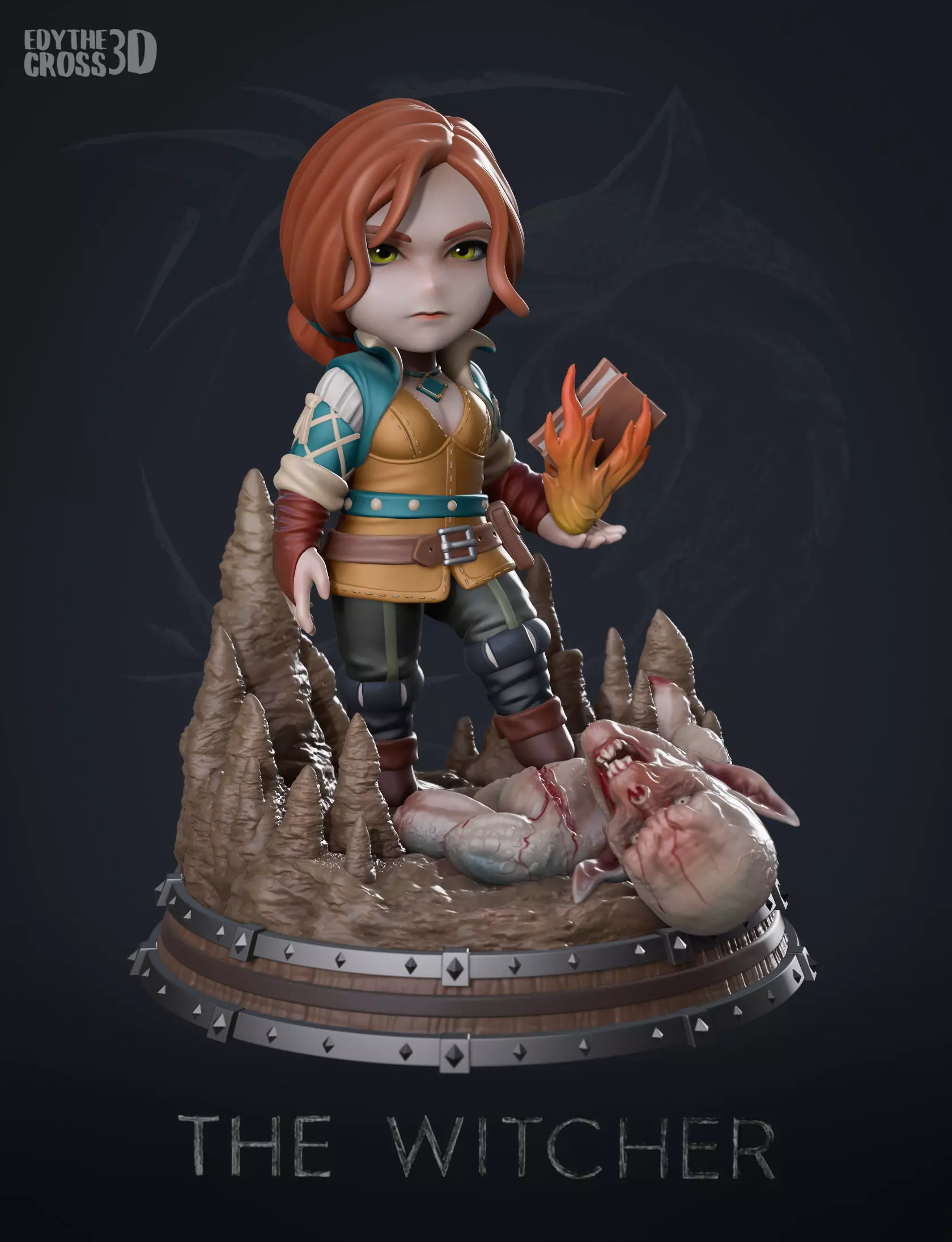 Triss - Witcher 3D print model