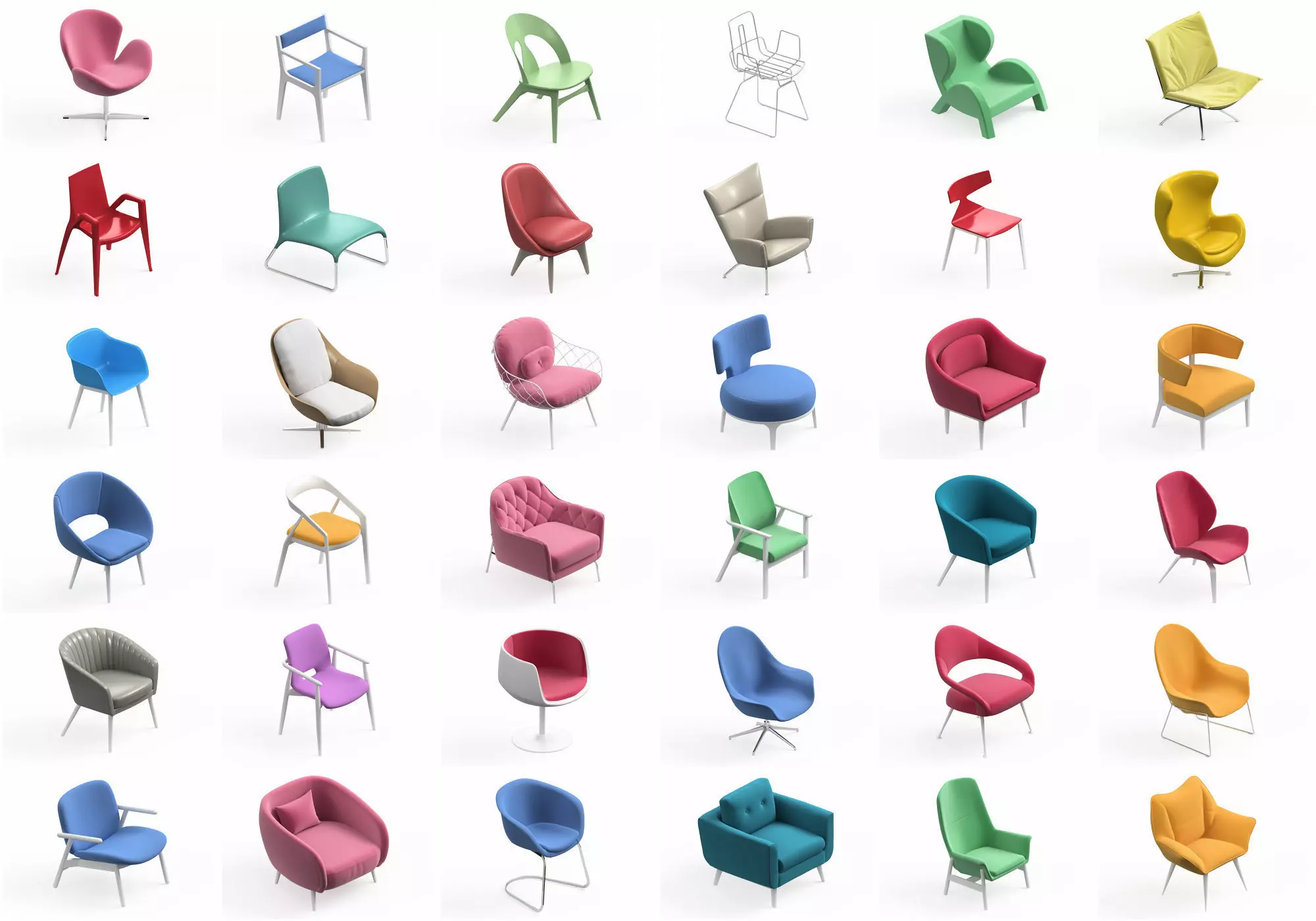 Armchair Modern Collection 36x _0
