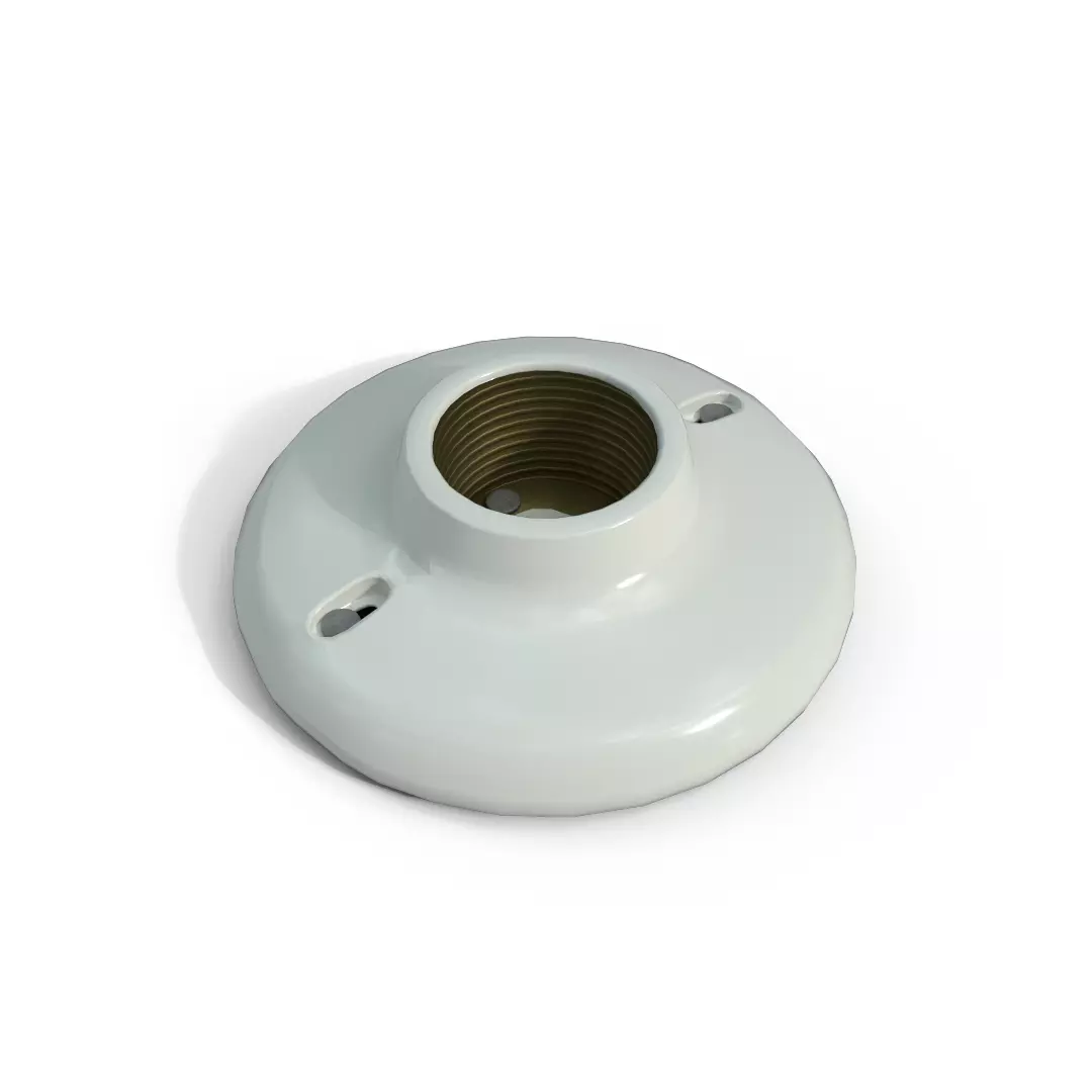 Light Bulb Socket - Household Low-poly 3D model_0