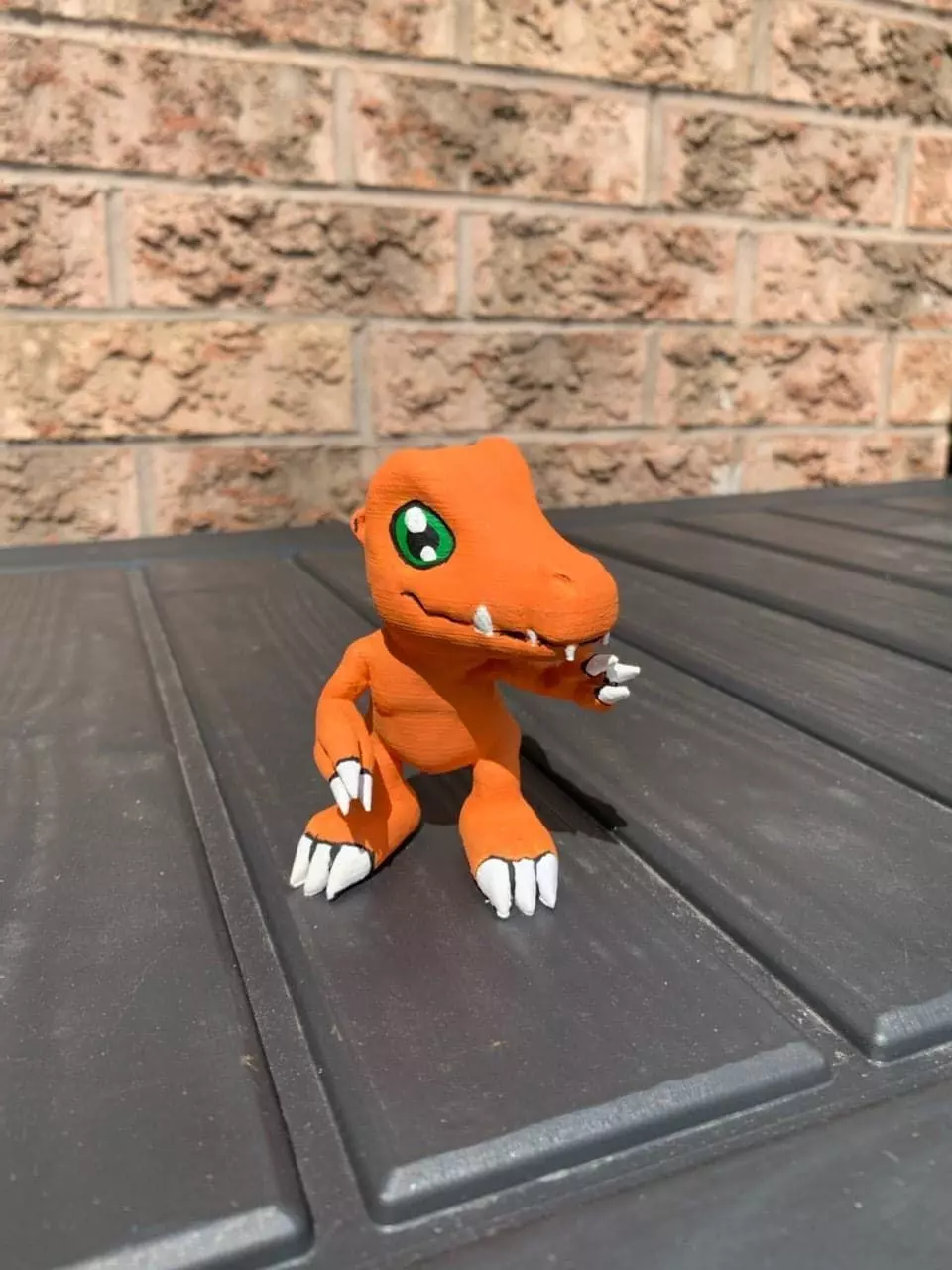 Agumon Digimon 3D Printable Figurine 3D print model_0