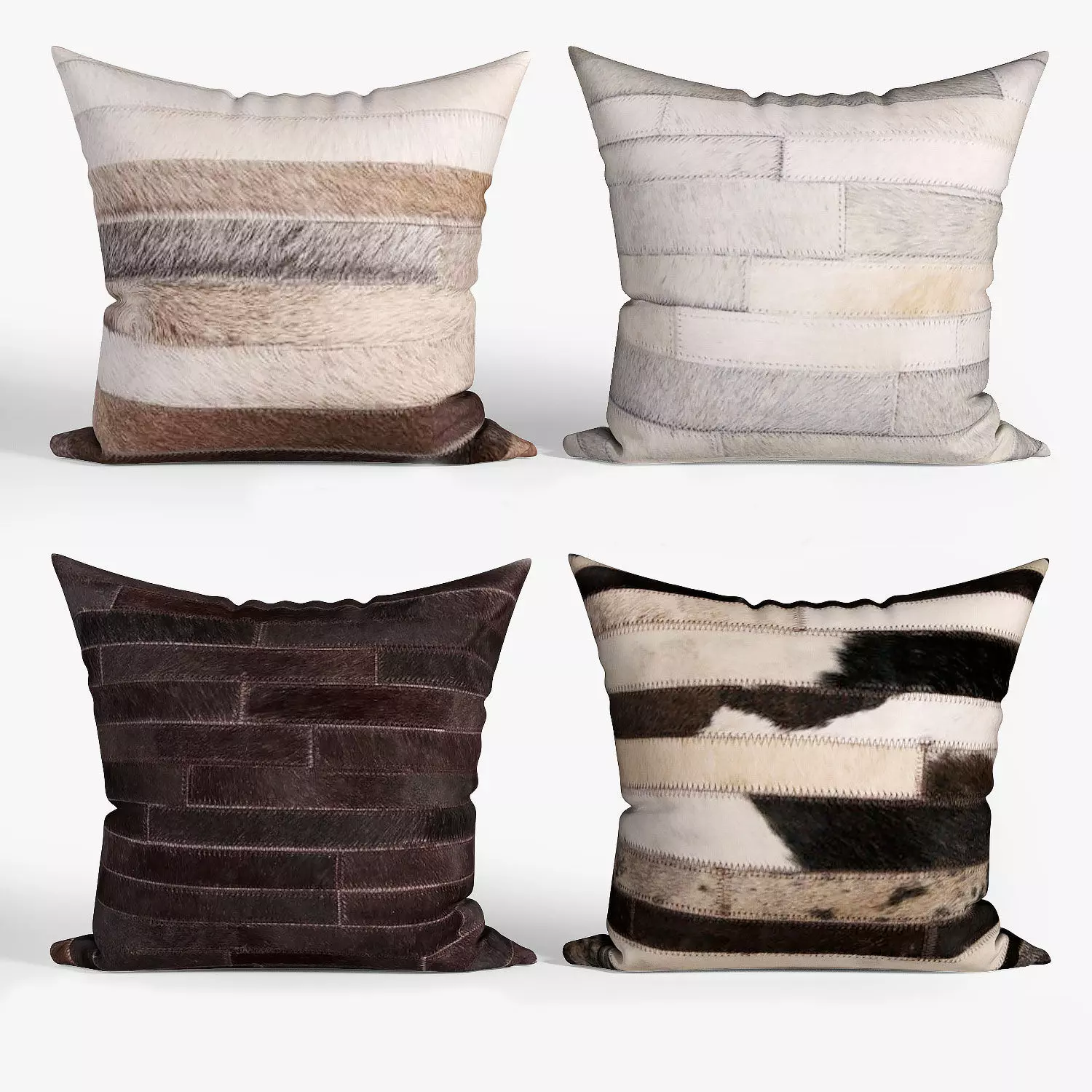 Decorative pillows set 048 3D model_0