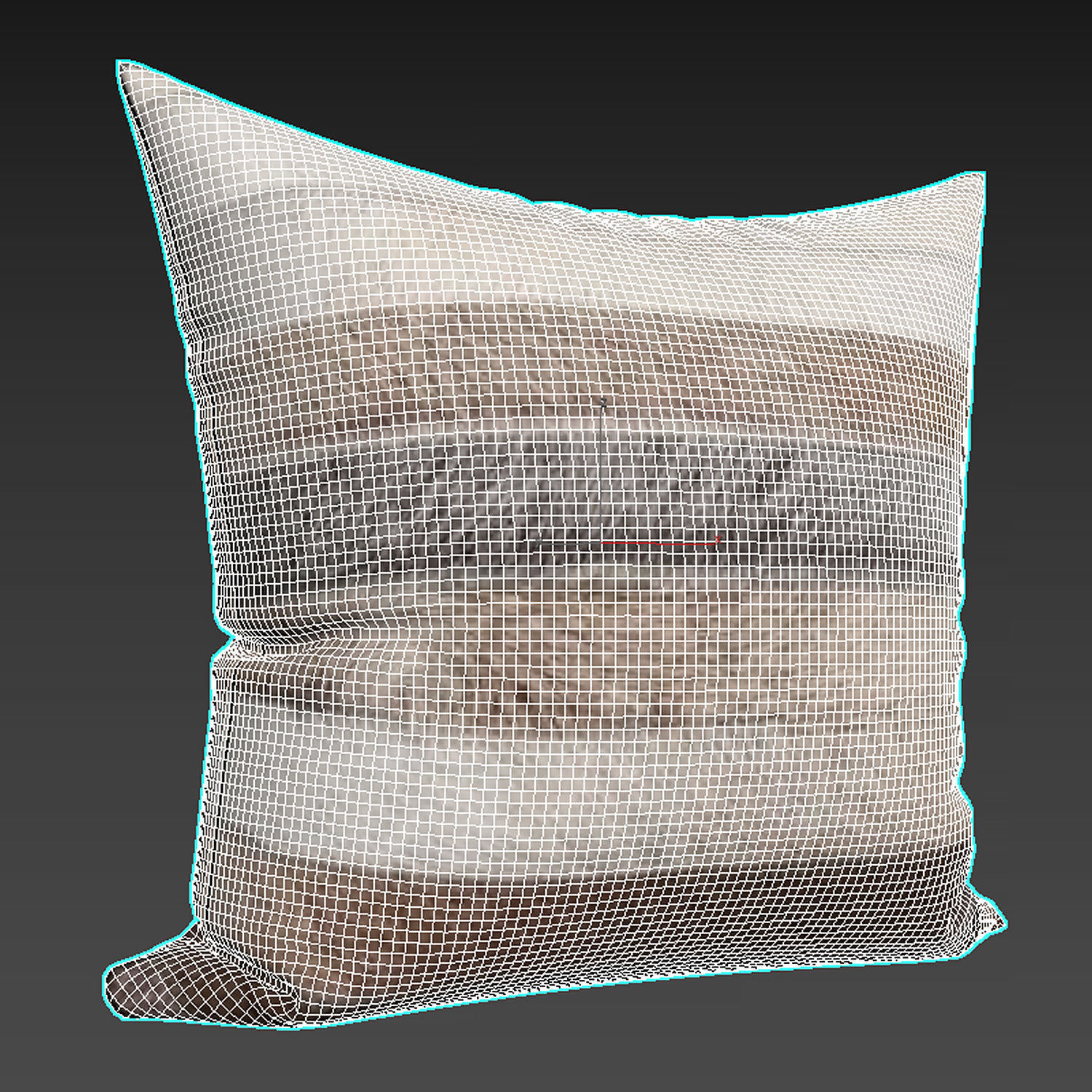 Decorative pillows set 048 3D model_1