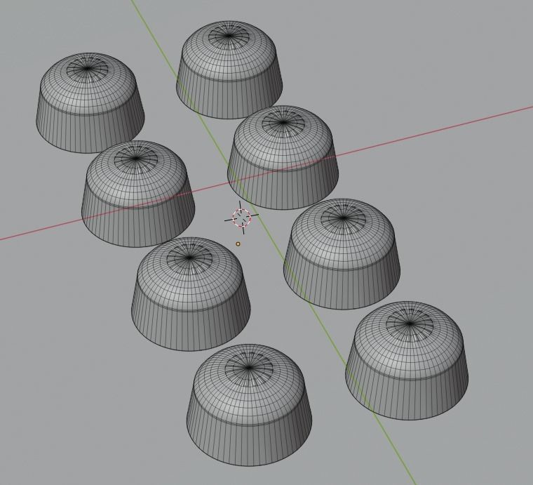 Chocolate christmas chocolates in box 3D model_8