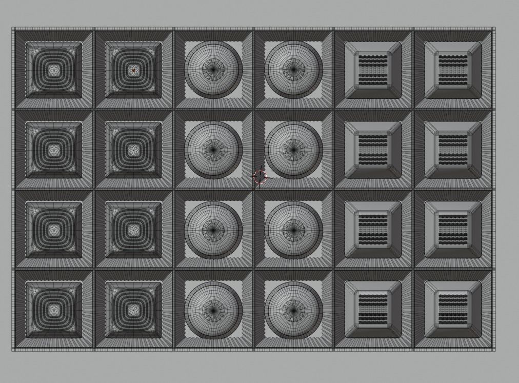 Chocolate christmas chocolates in box 3D model_9