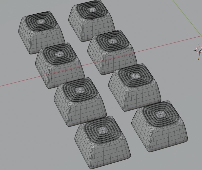 Chocolate christmas chocolates in box 3D model_6