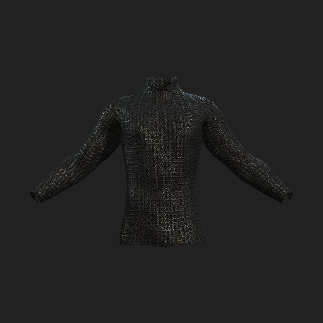 The Guardian Fantasy Armor Low-poly 3D model Low-poly 3D model_7