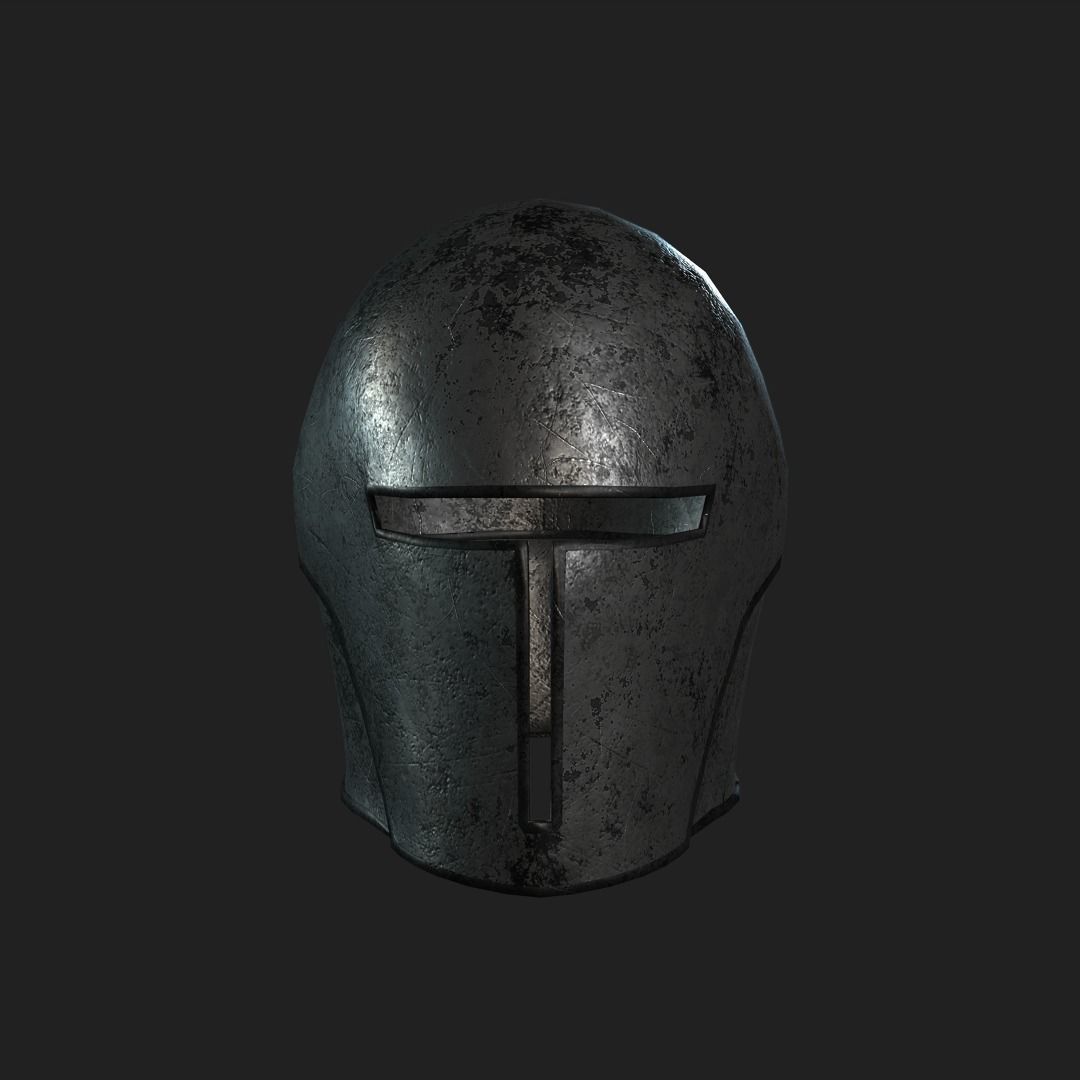 The Guardian Fantasy Armor Low-poly 3D model Low-poly 3D model_9