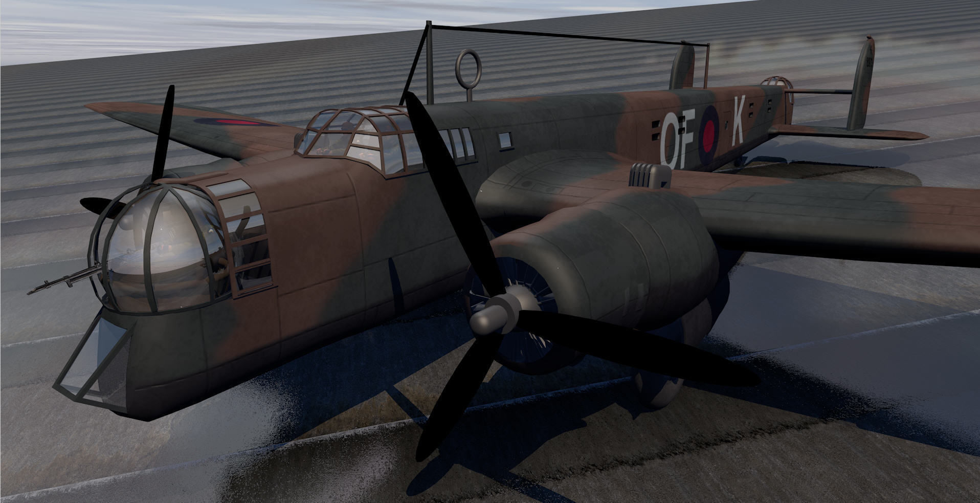 Armstrong Whitworth Whitley Mk-3 3D model_5