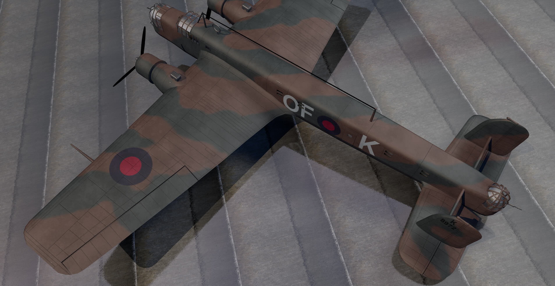 Armstrong Whitworth Whitley Mk-3 3D model_6