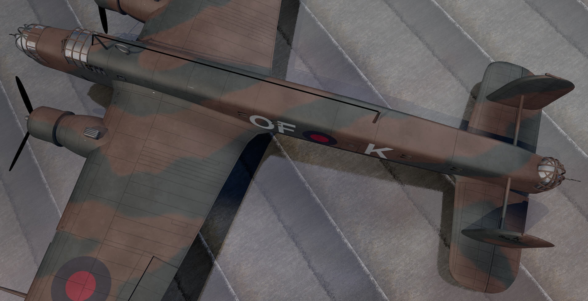 Armstrong Whitworth Whitley Mk-3 3D model_2