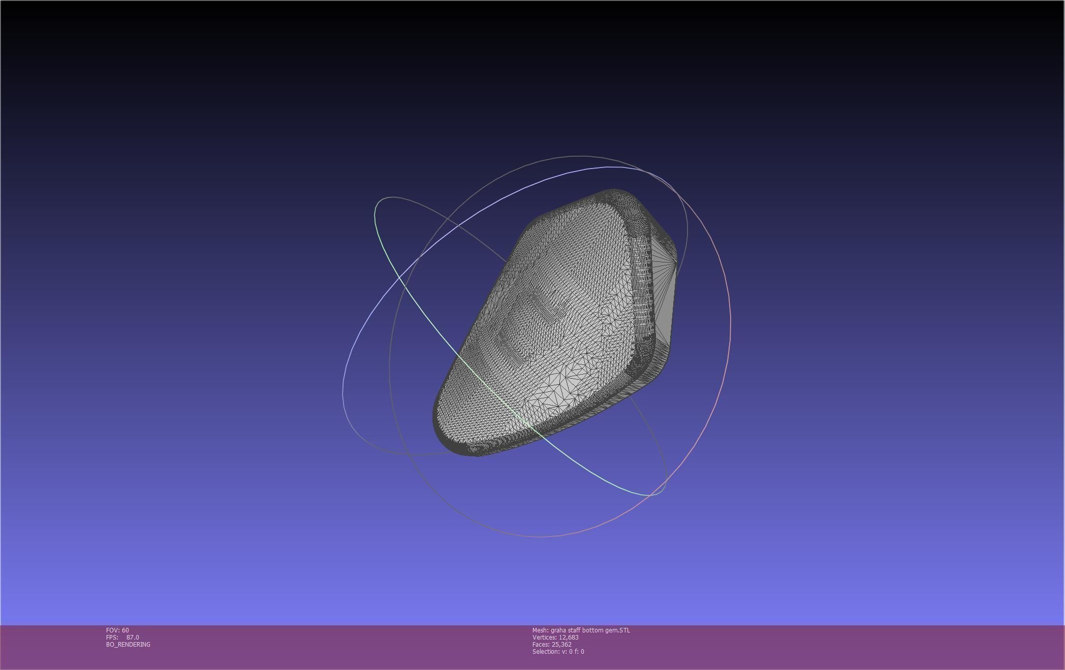 Final Fantasy XIV Graha Staff Printable Assembly 3D print model_34