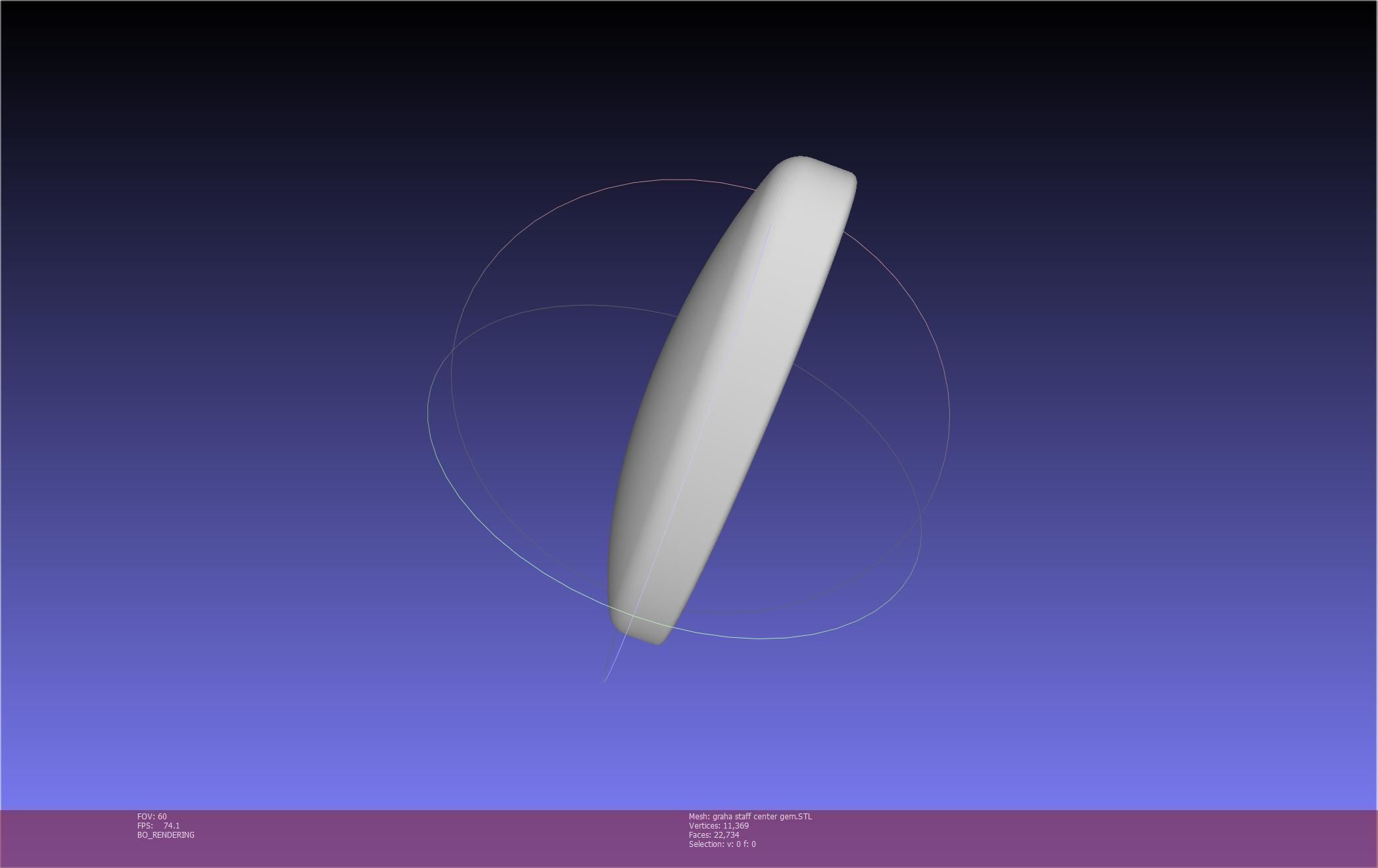 Final Fantasy XIV Graha Staff Printable Assembly 3D print model_71