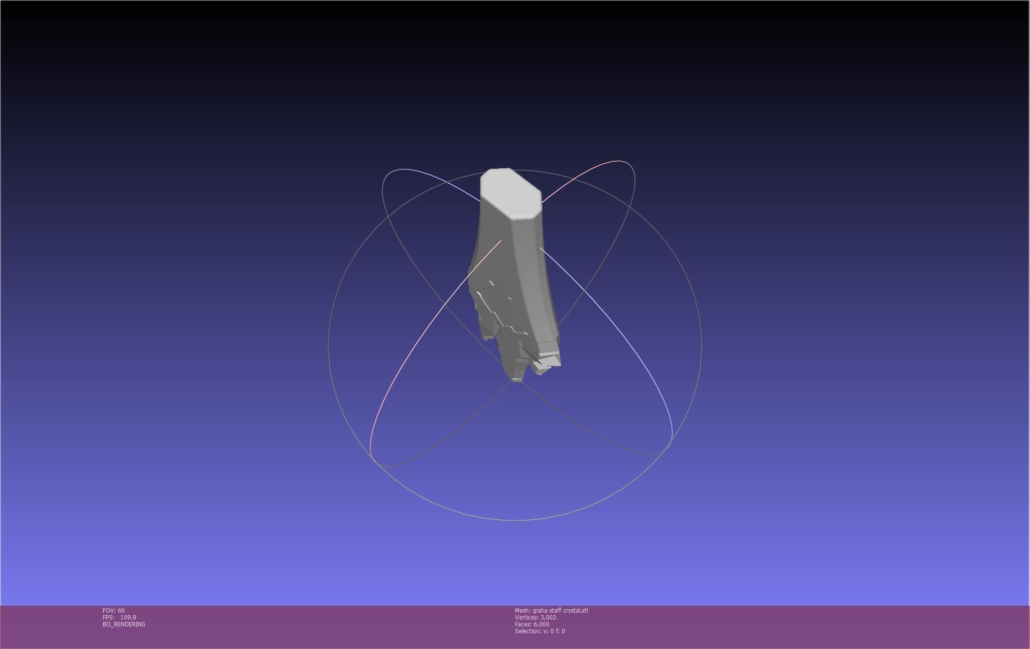 Final Fantasy XIV Graha Staff Printable Assembly 3D print model_92