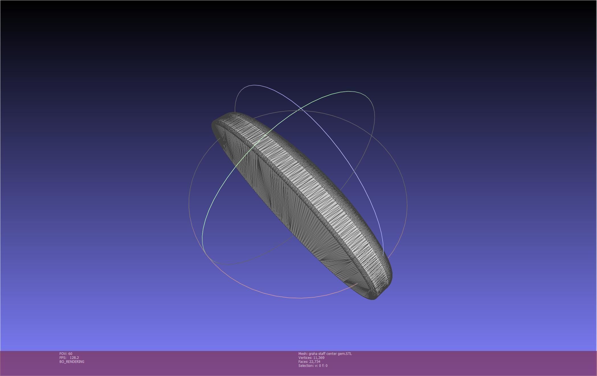 Final Fantasy XIV Graha Staff Printable Assembly 3D print model_74