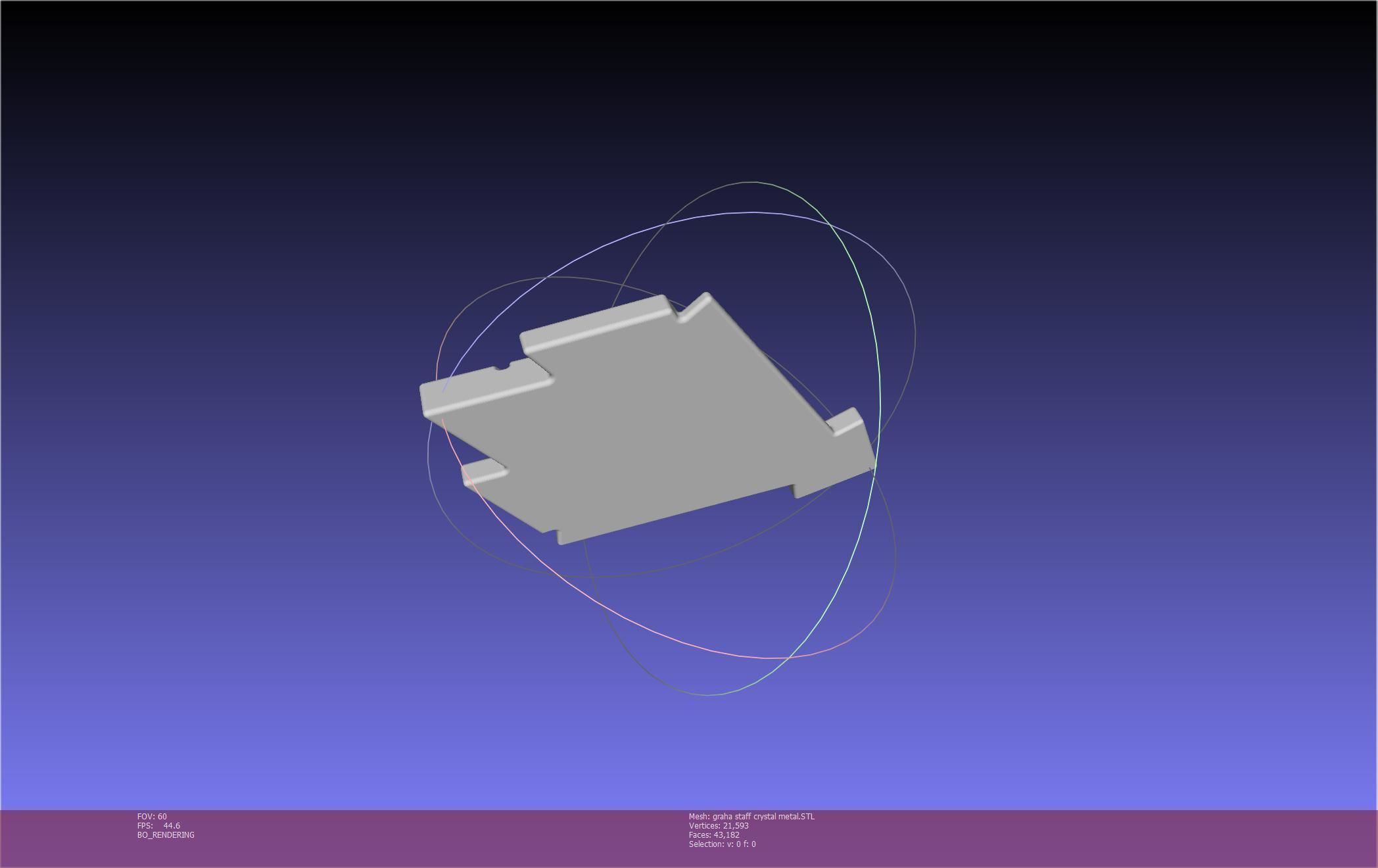 Final Fantasy XIV Graha Staff Printable Assembly 3D print model_125