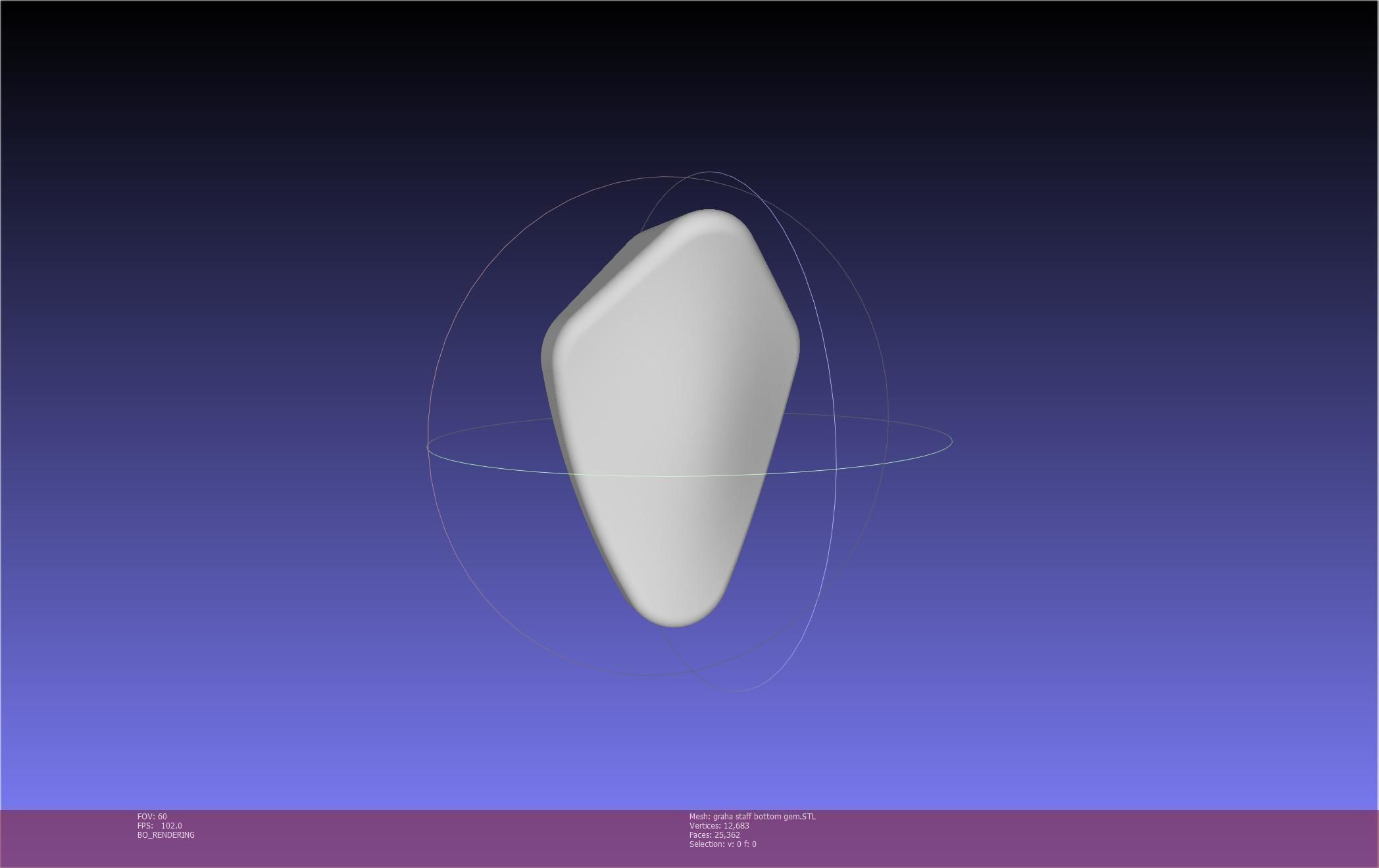 Final Fantasy XIV Graha Staff Printable Assembly 3D print model_27