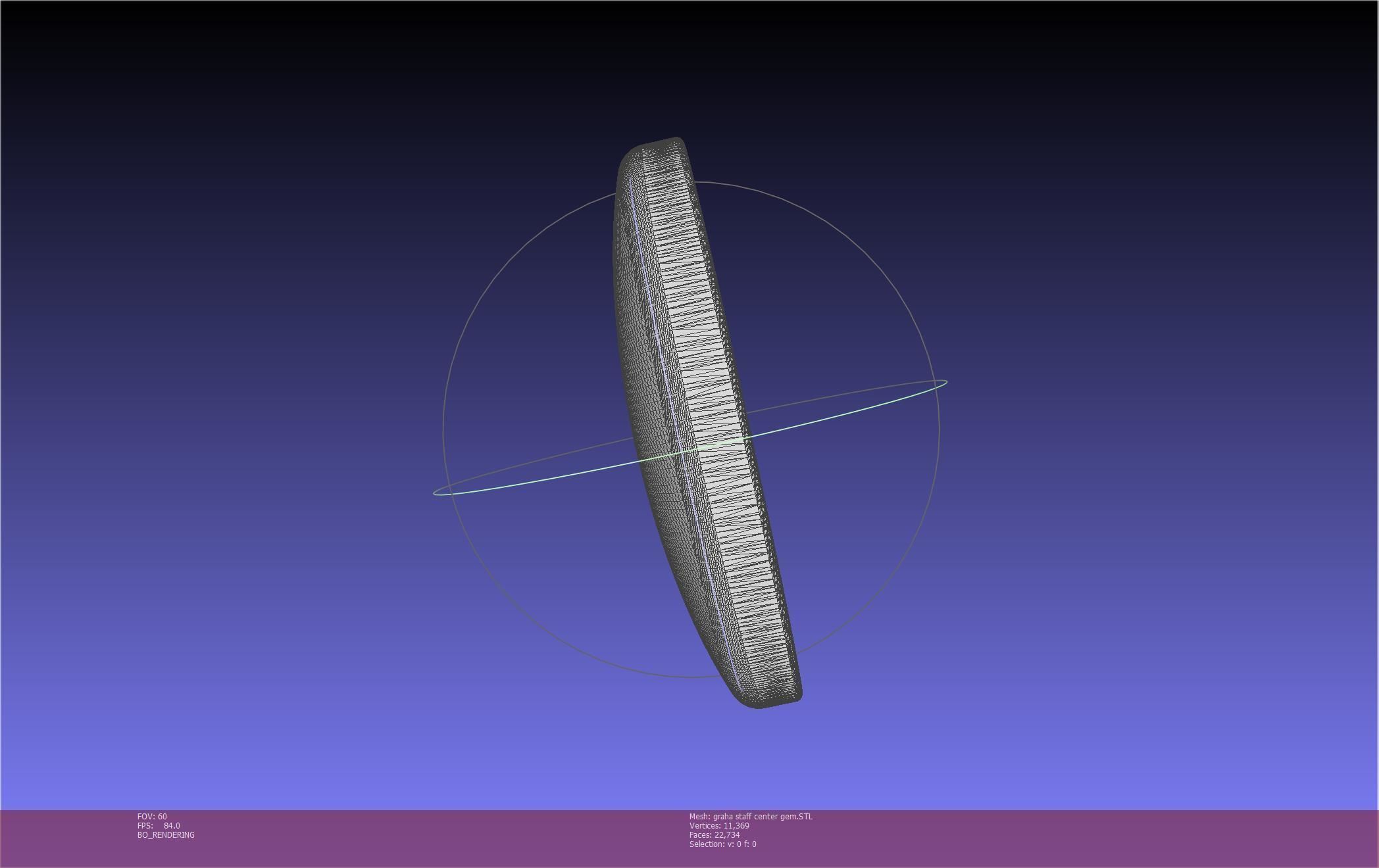 Final Fantasy XIV Graha Staff Printable Assembly 3D print model_76