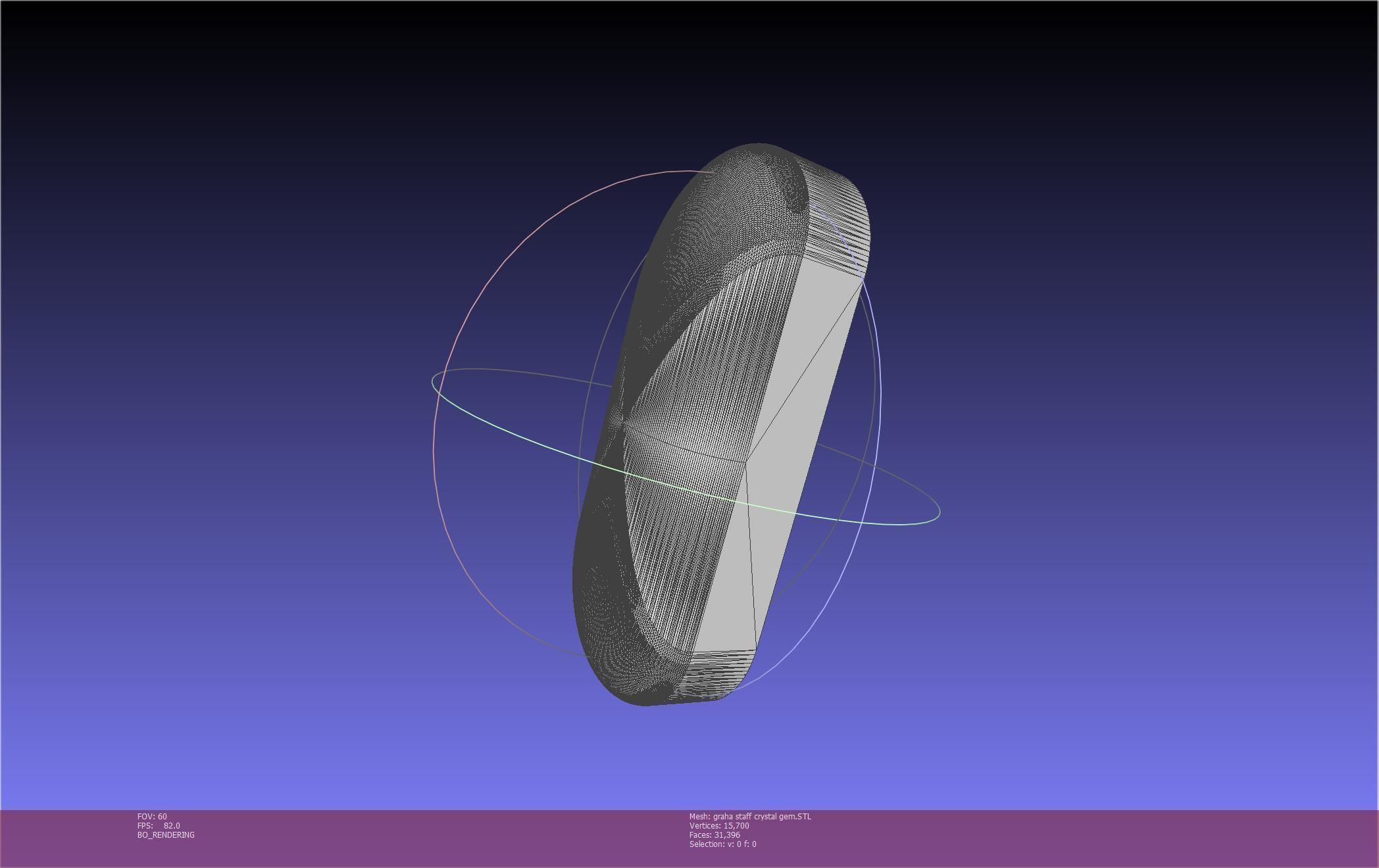 Final Fantasy XIV Graha Staff Printable Assembly 3D print model_119