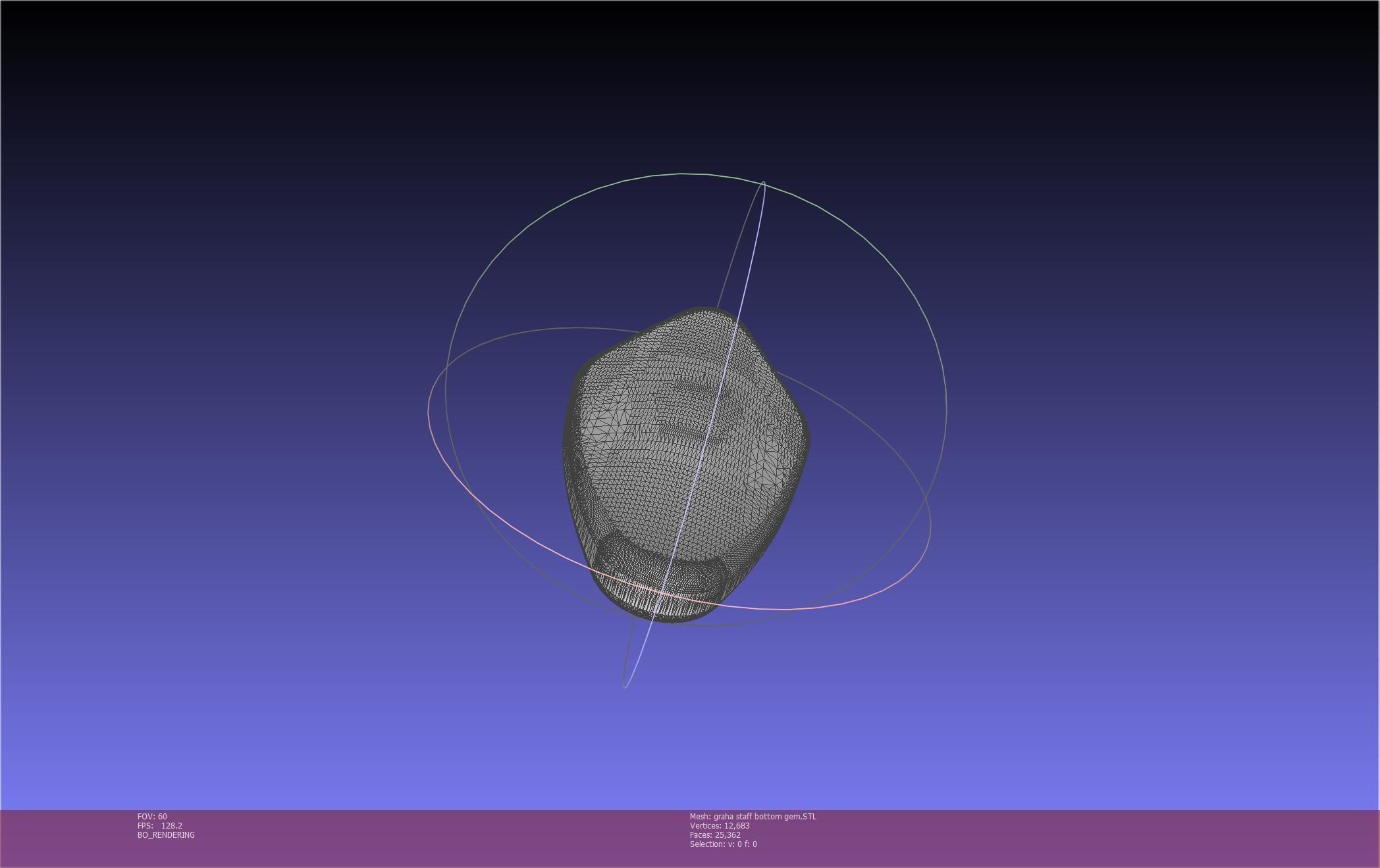 Final Fantasy XIV Graha Staff Printable Assembly 3D print model_37