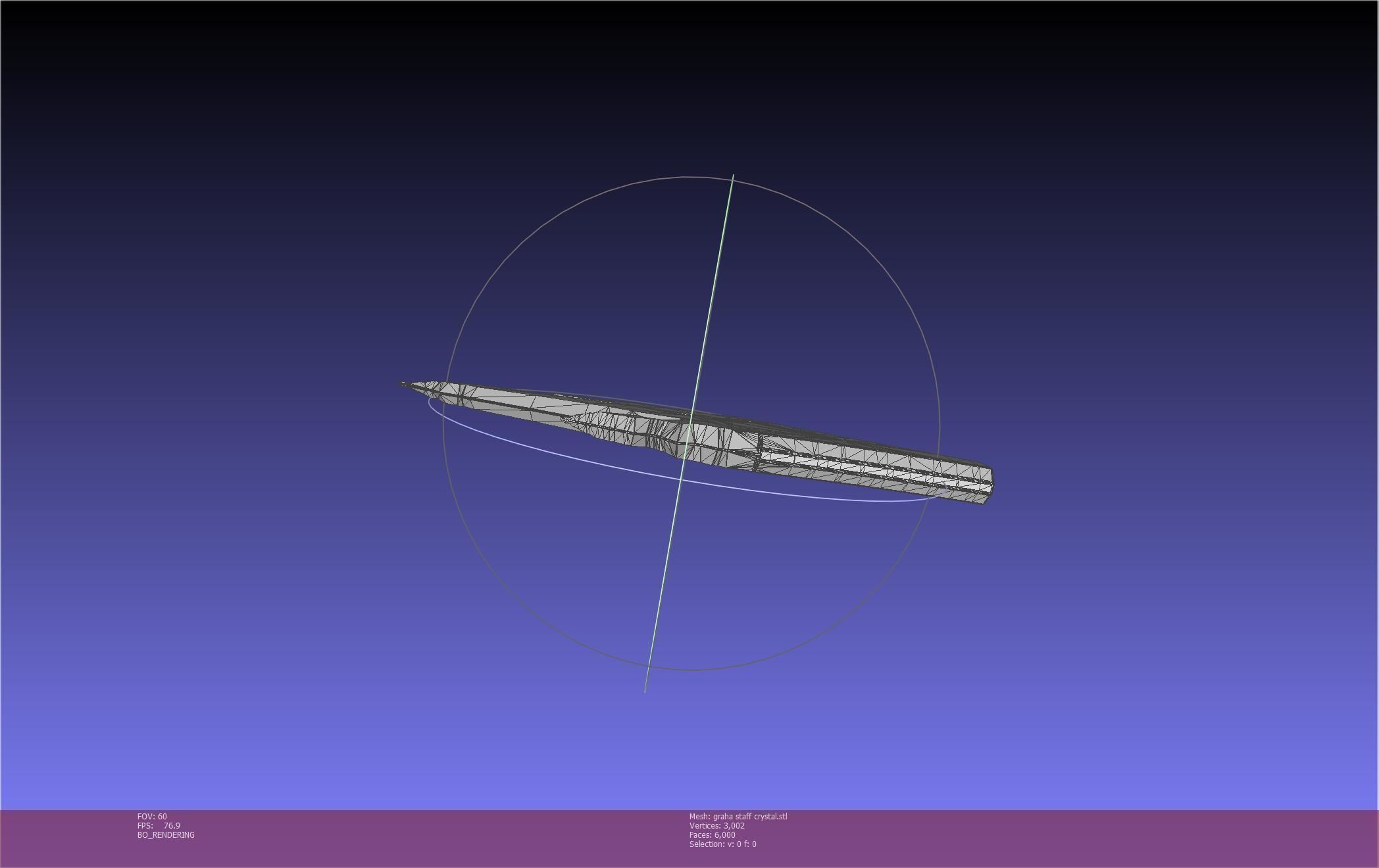 Final Fantasy XIV Graha Staff Printable Assembly 3D print model_103