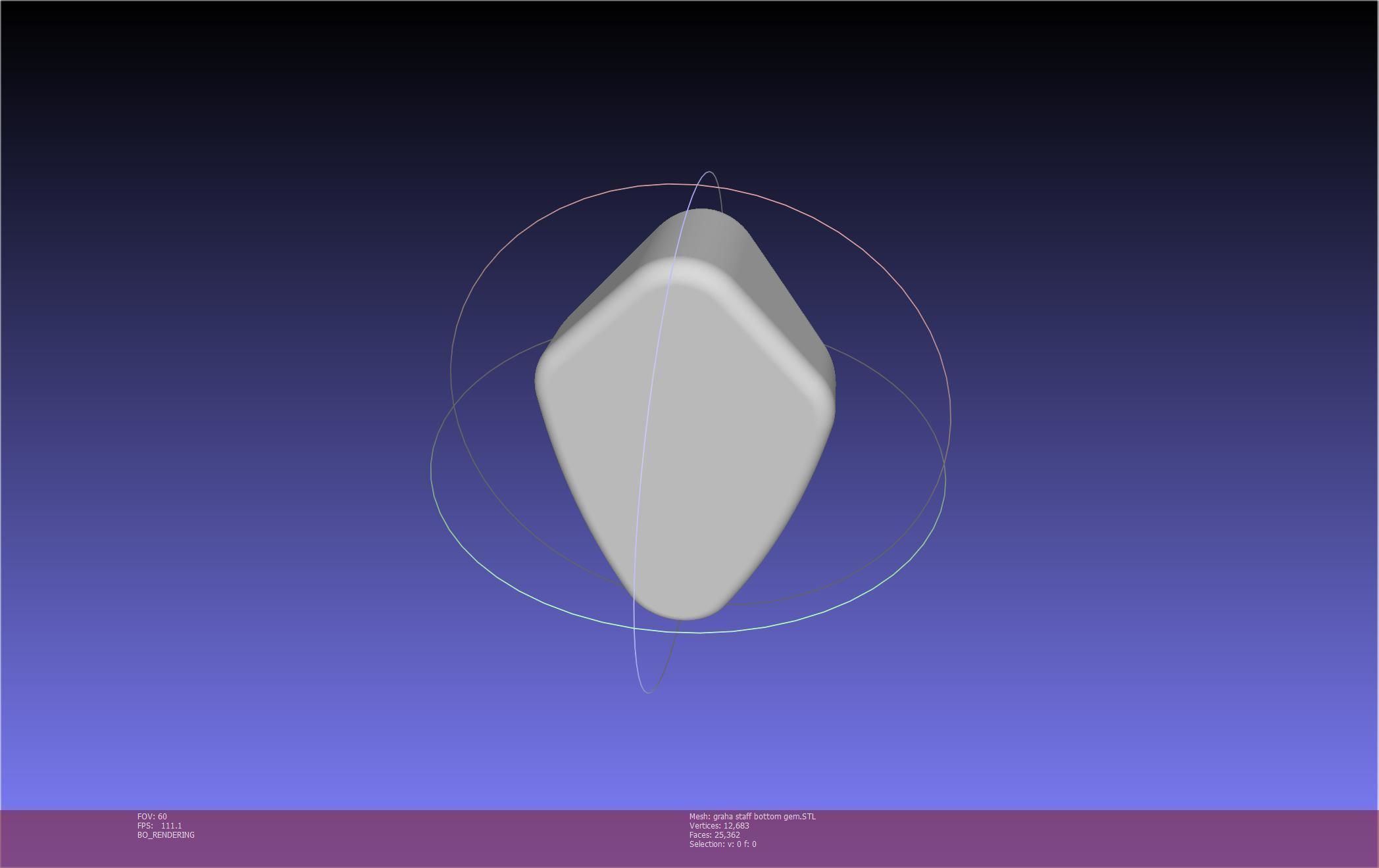 Final Fantasy XIV Graha Staff Printable Assembly 3D print model_30