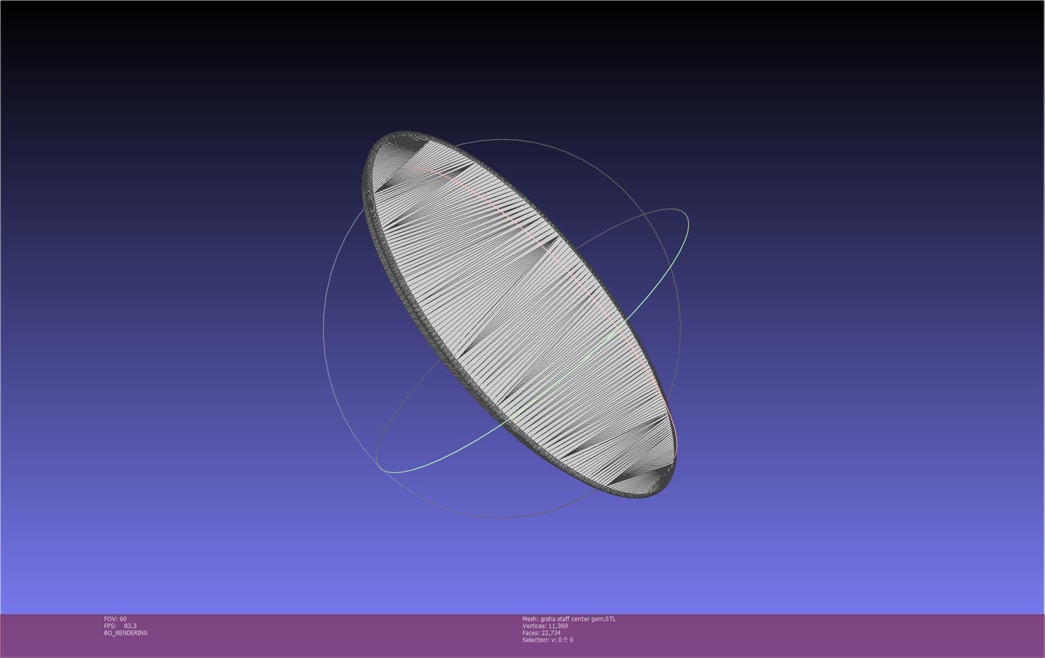 Final Fantasy XIV Graha Staff Printable Assembly 3D print model_75