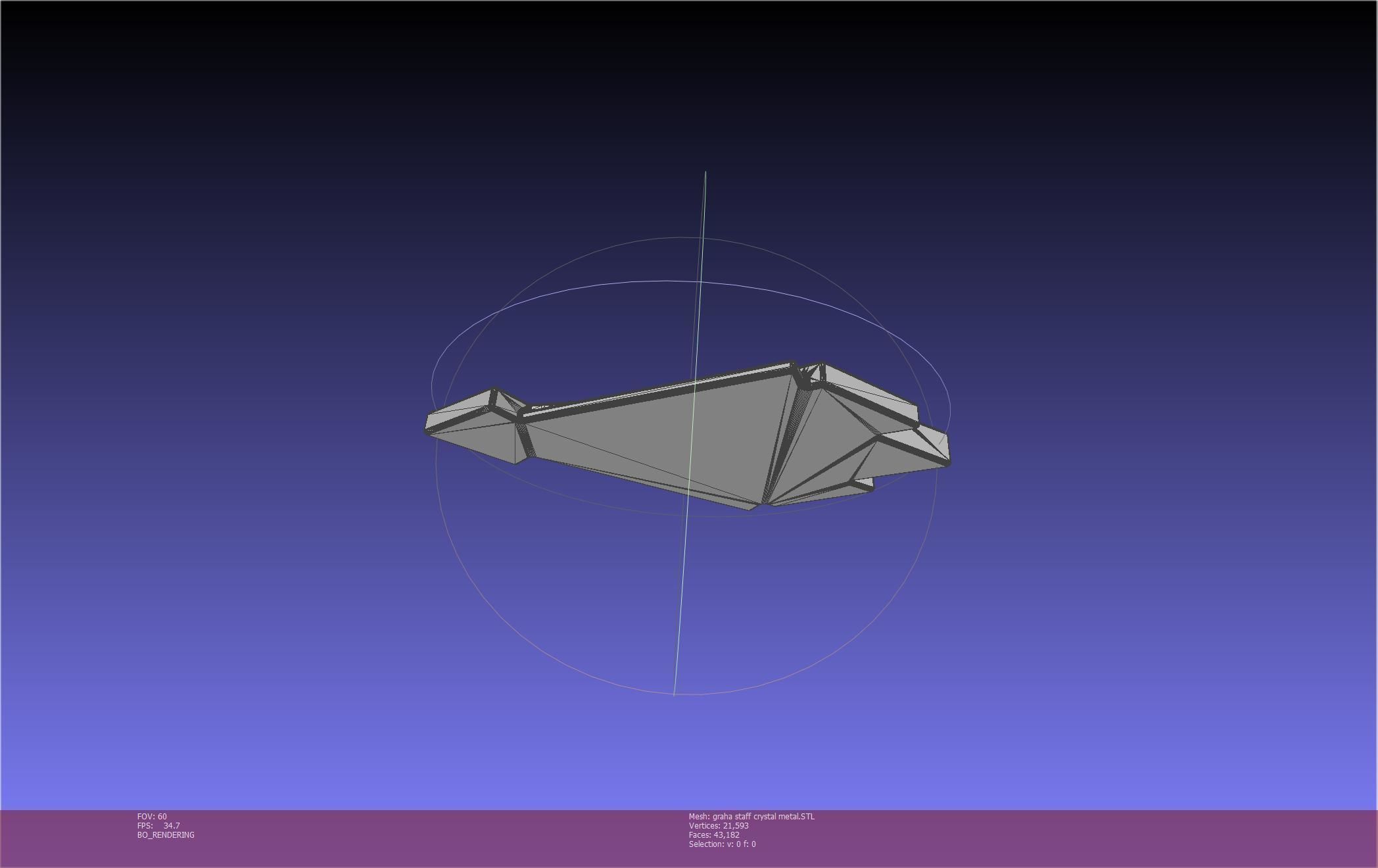 Final Fantasy XIV Graha Staff Printable Assembly 3D print model_137