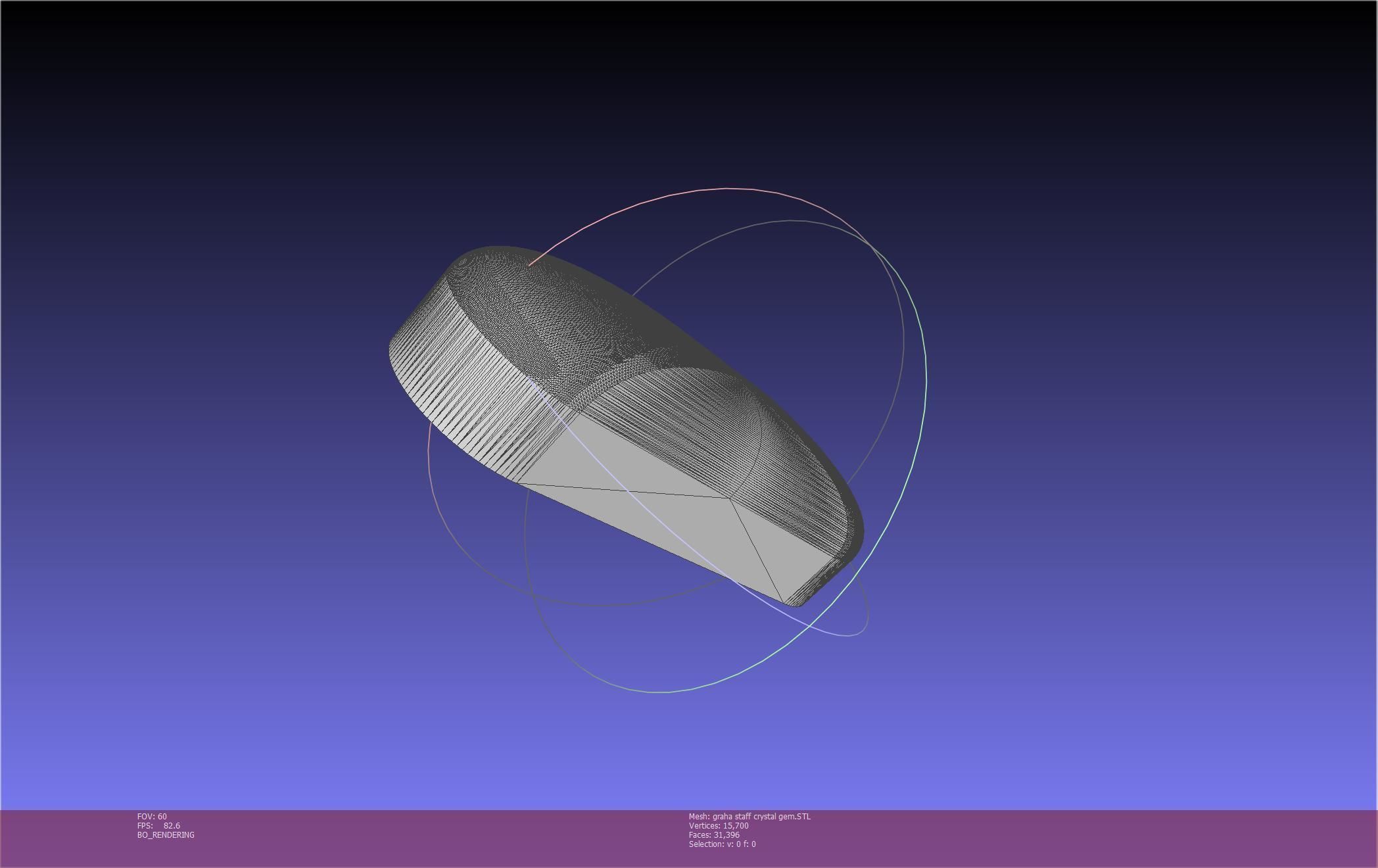 Final Fantasy XIV Graha Staff Printable Assembly 3D print model_120