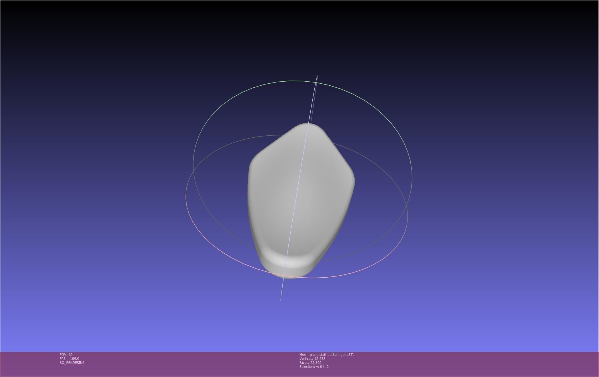 Final Fantasy XIV Graha Staff Printable Assembly 3D print model_32