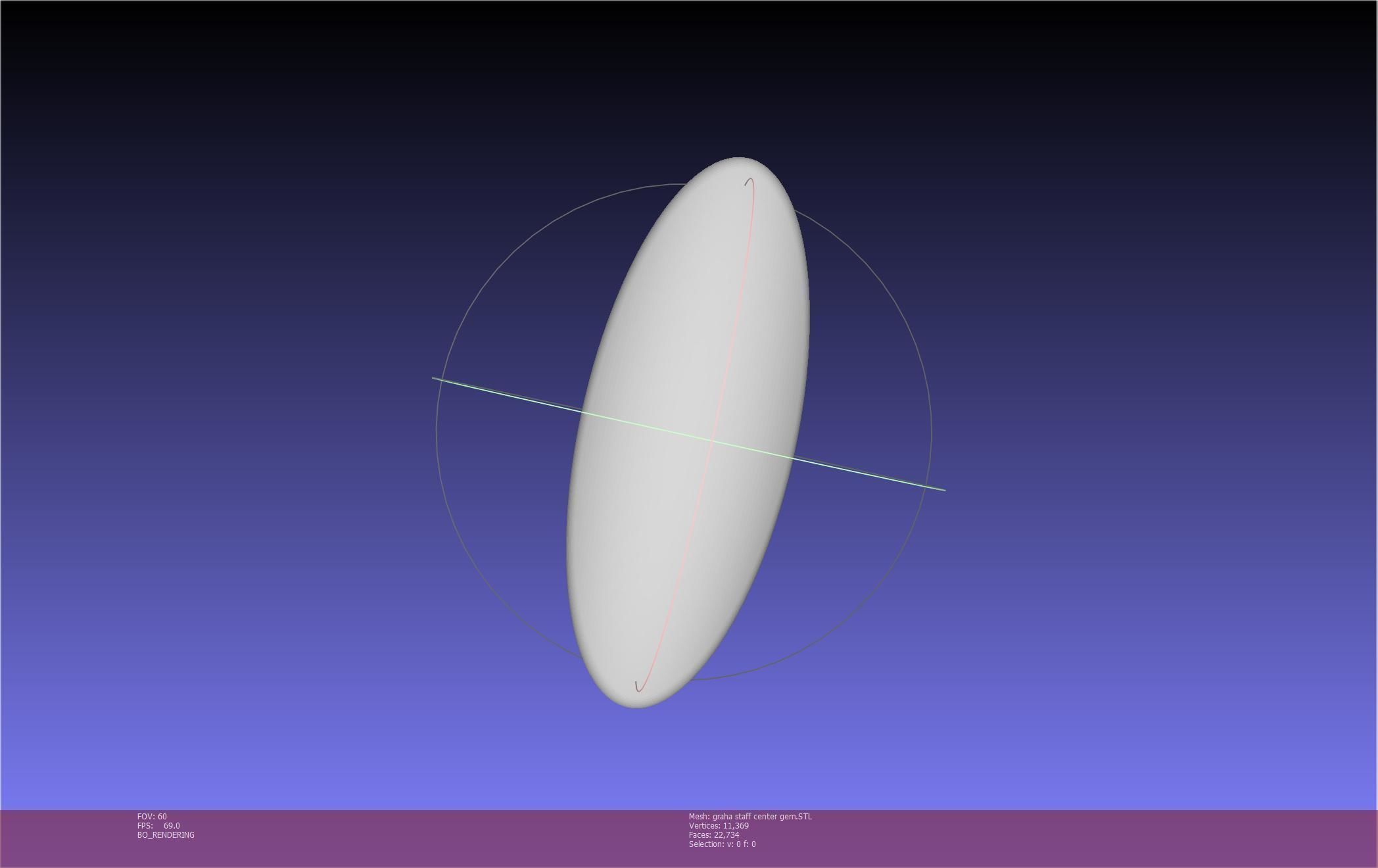 Final Fantasy XIV Graha Staff Printable Assembly 3D print model_72