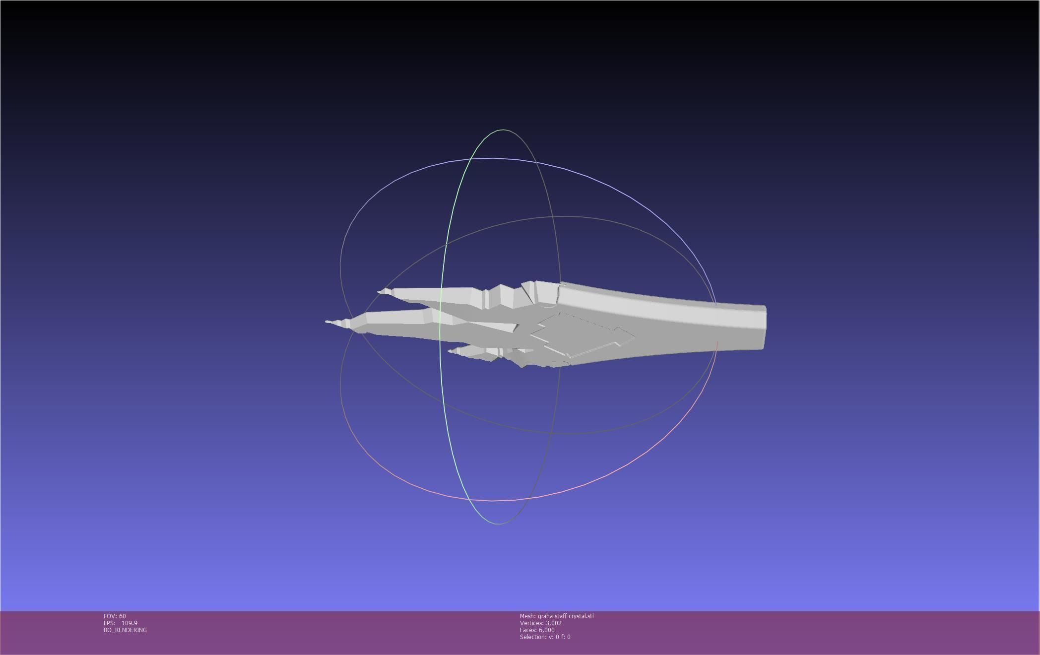 Final Fantasy XIV Graha Staff Printable Assembly 3D print model_90