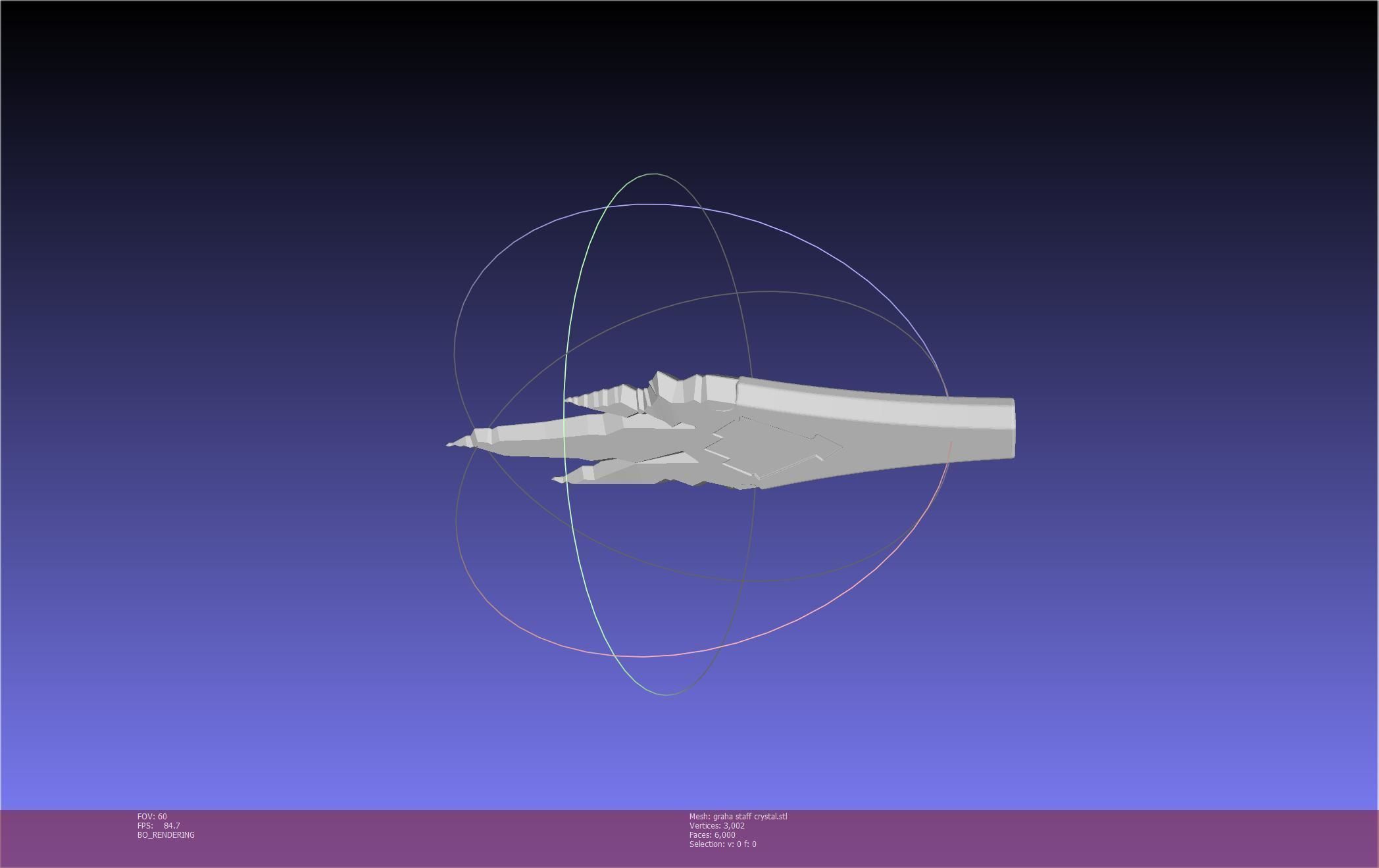 Final Fantasy XIV Graha Staff Printable Assembly 3D print model_94