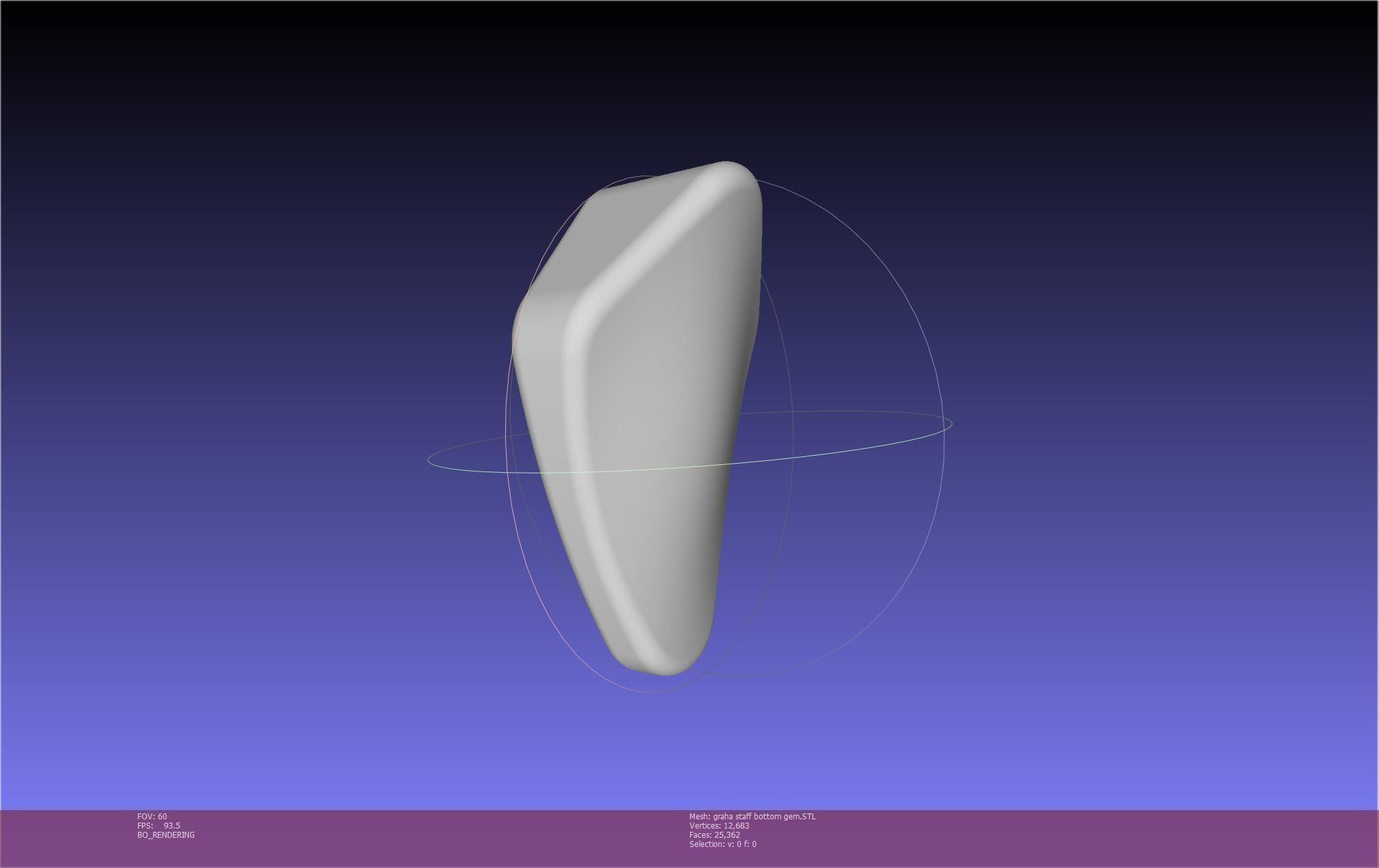 Final Fantasy XIV Graha Staff Printable Assembly 3D print model_26