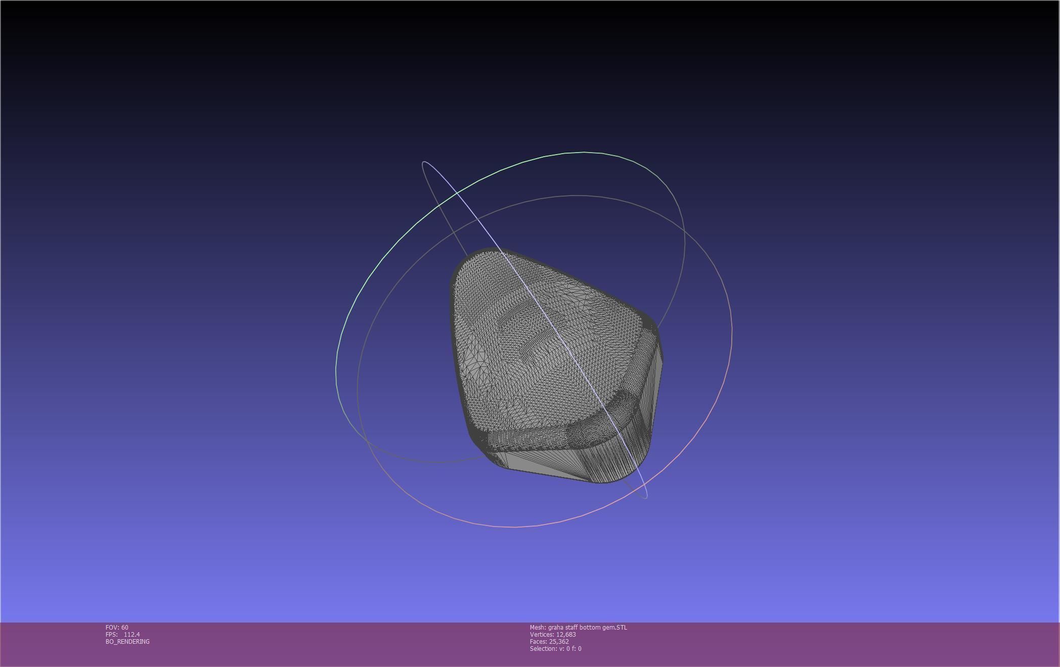 Final Fantasy XIV Graha Staff Printable Assembly 3D print model_39