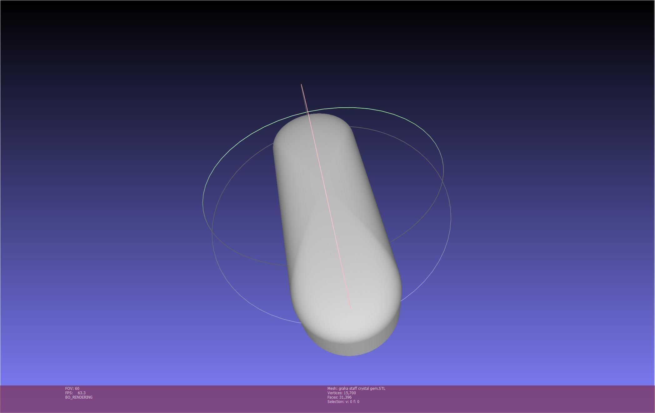 Final Fantasy XIV Graha Staff Printable Assembly 3D print model_111