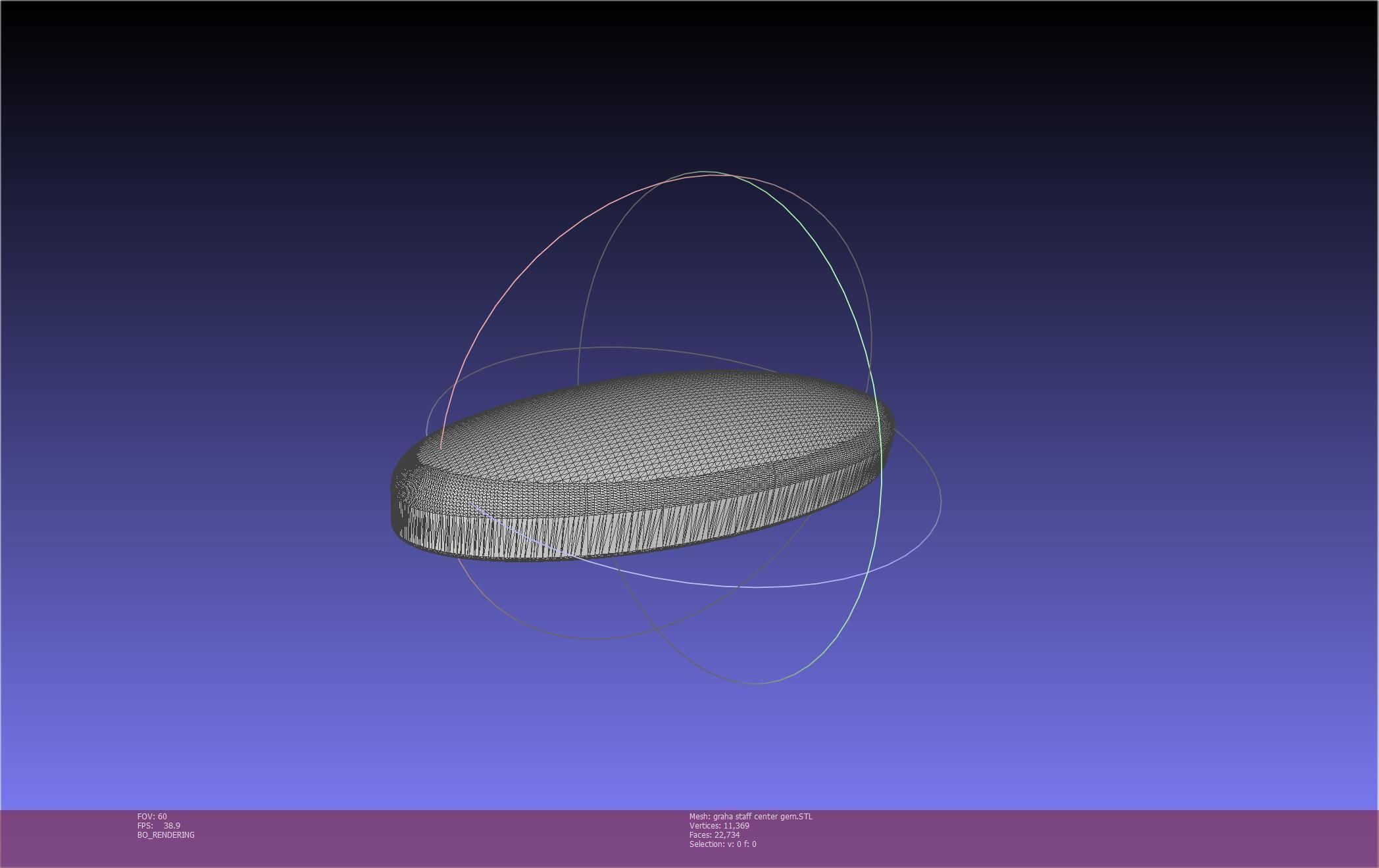 Final Fantasy XIV Graha Staff Printable Assembly 3D print model_79