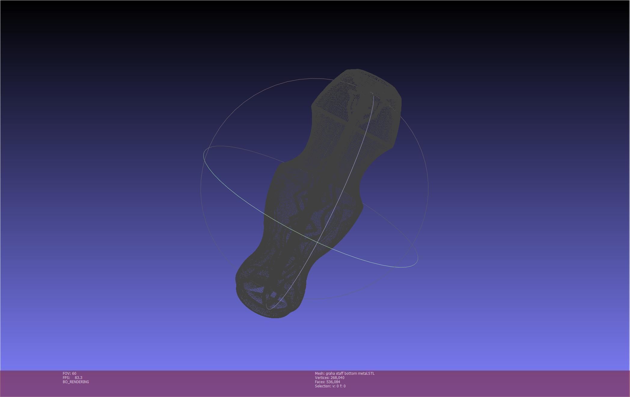 Final Fantasy XIV Graha Staff Printable Assembly 3D print model_67