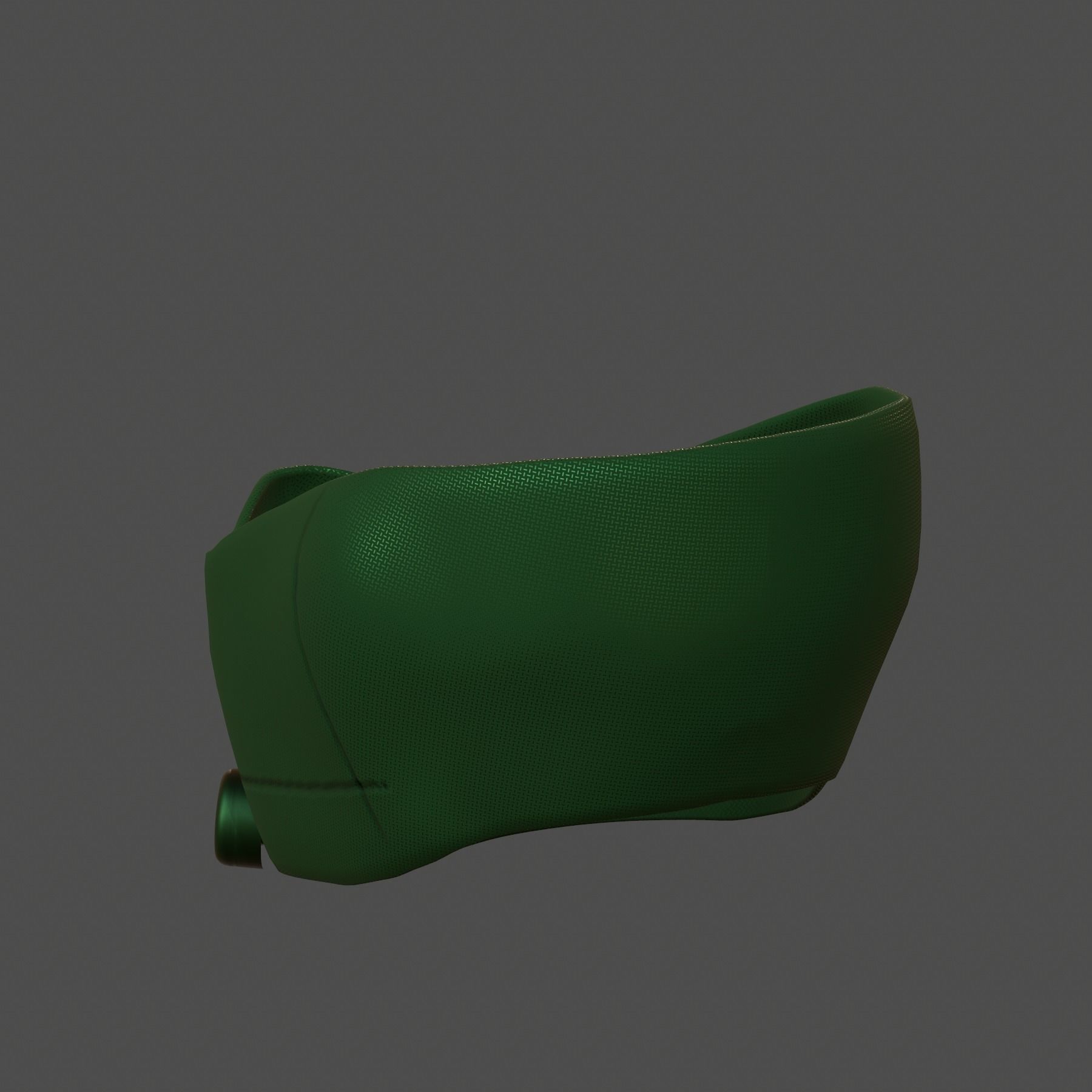 Gas mask helmet 3d model scifi Low-poly Low-poly 3D model_6