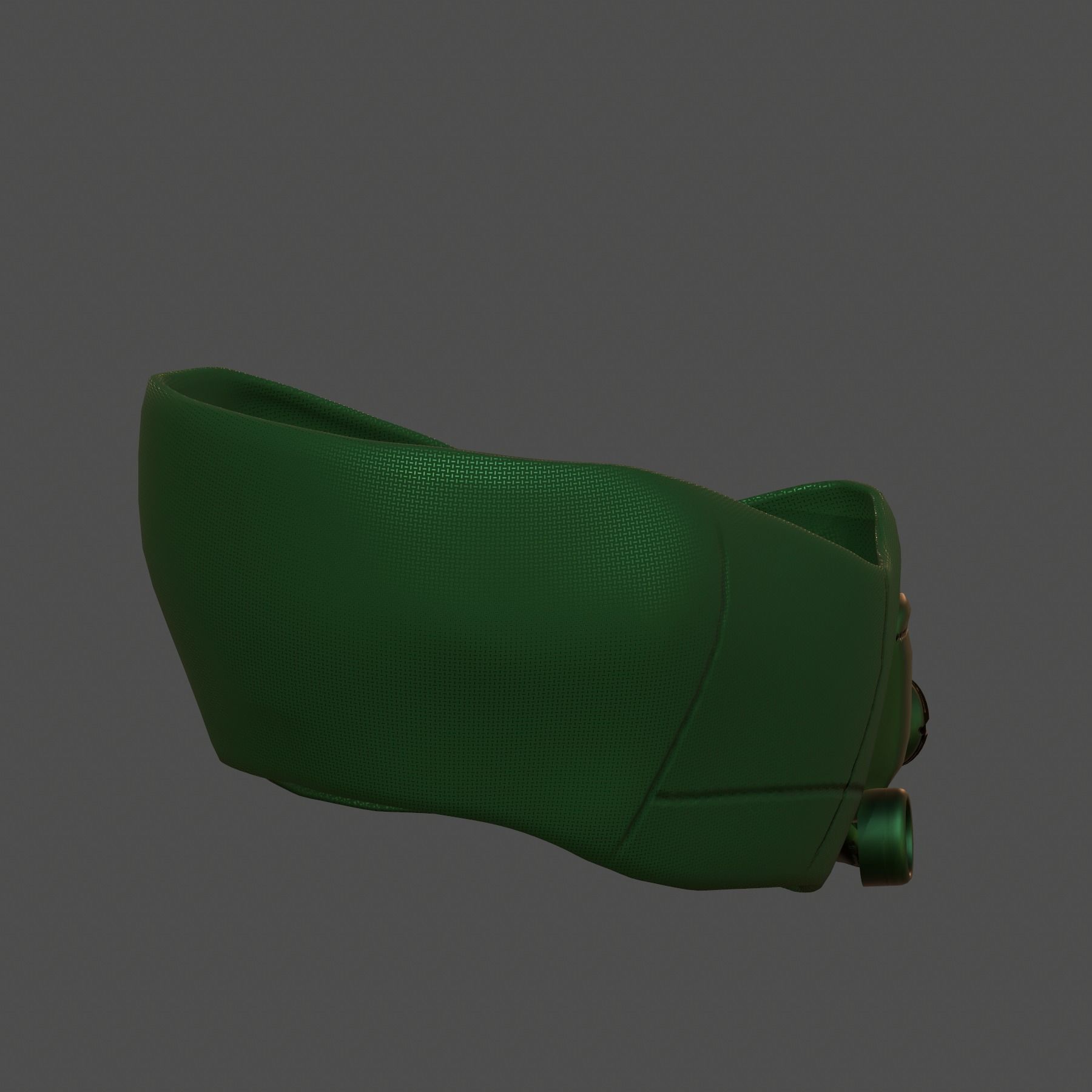 Gas mask helmet 3d model scifi Low-poly Low-poly 3D model_5