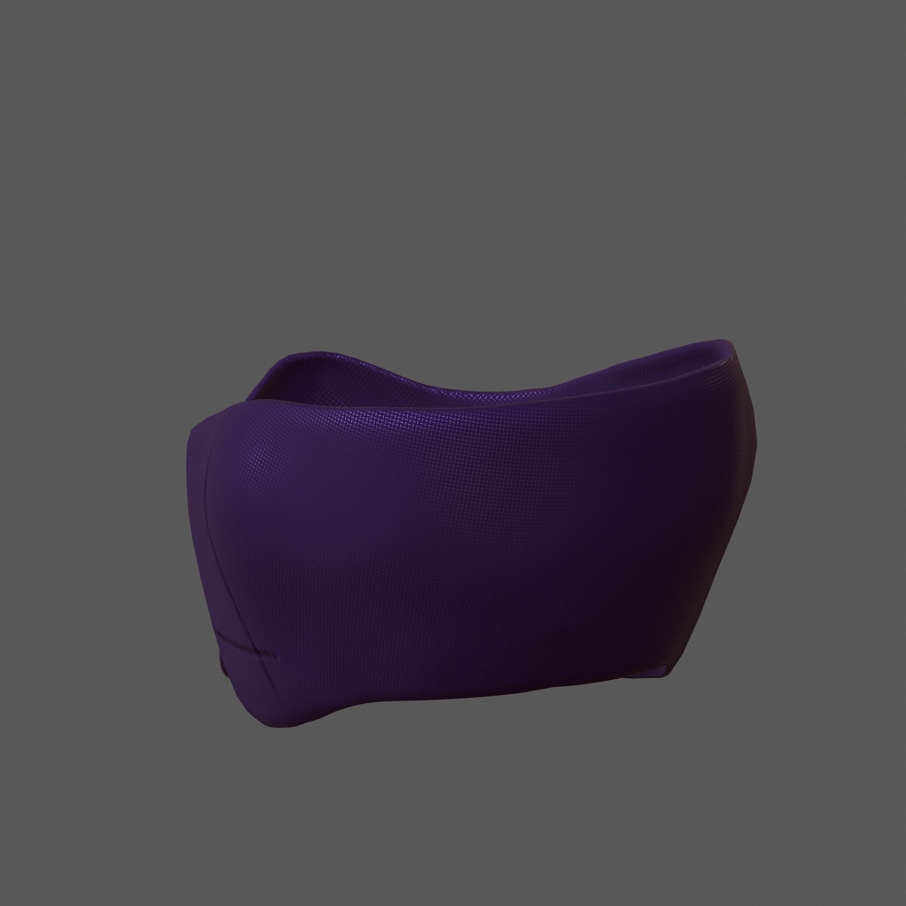 Gas mask helmet 3d model scifi Low-poly  Low-poly 3D model_6