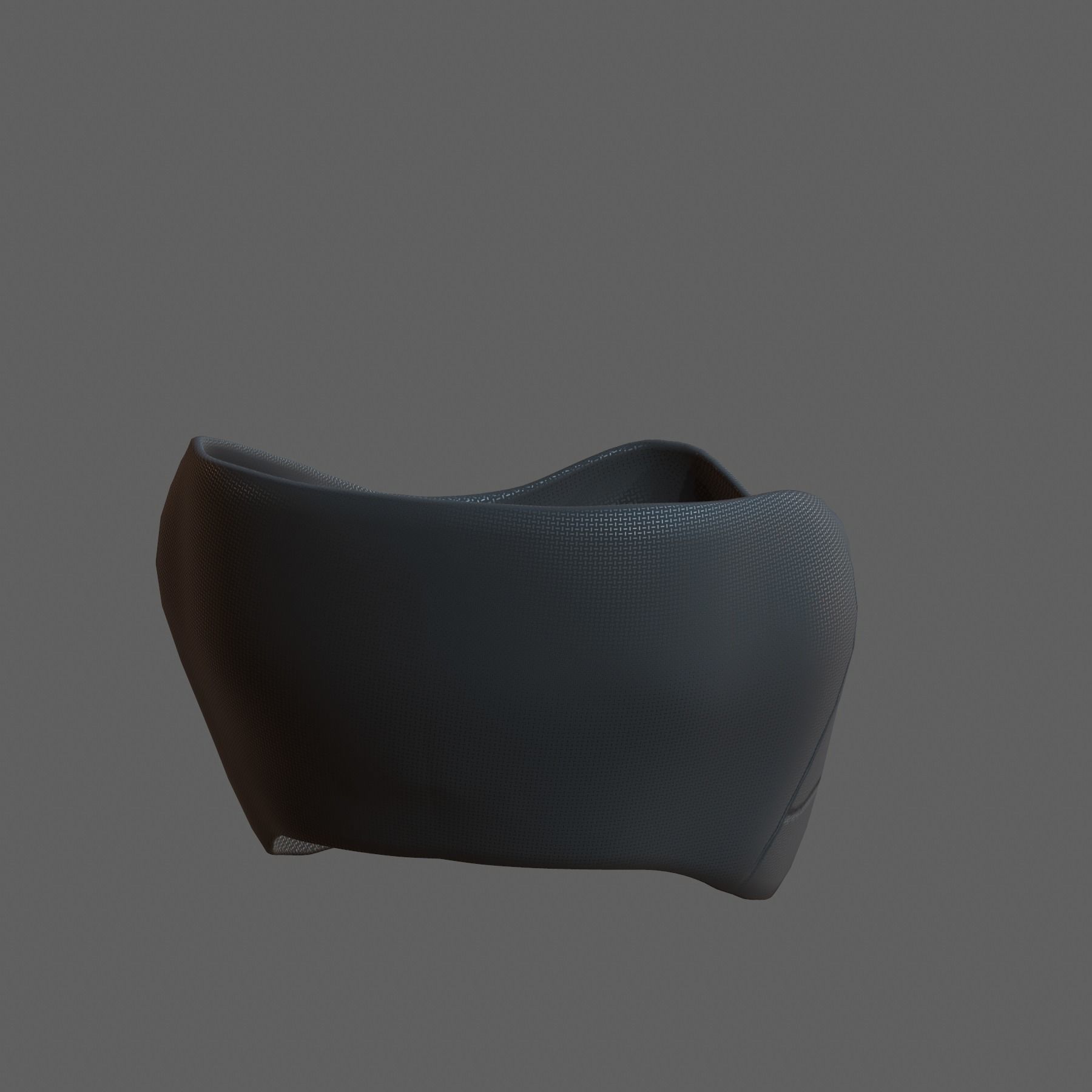 Gas mask helmet 3d model scifi Low-poly Low-poly 3D model_5