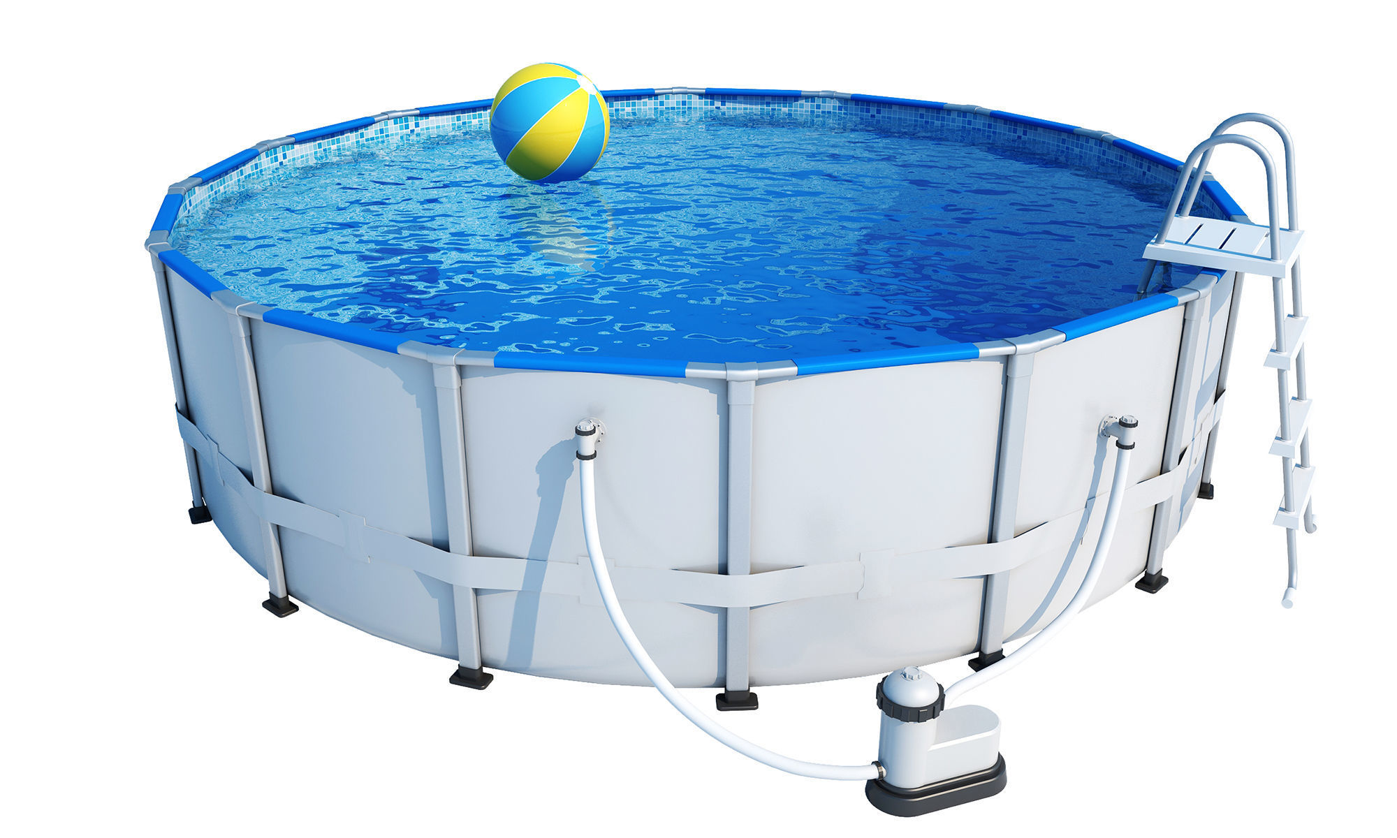 Swimming Pool 3D model_1