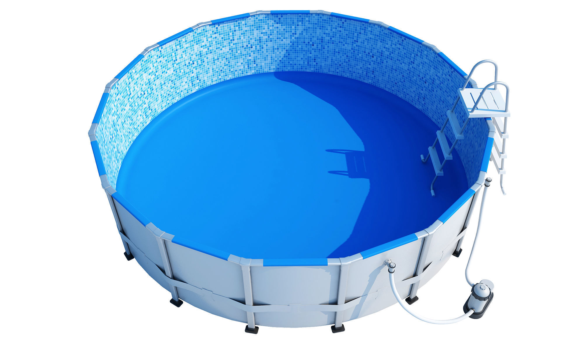 Swimming Pool 3D model_6
