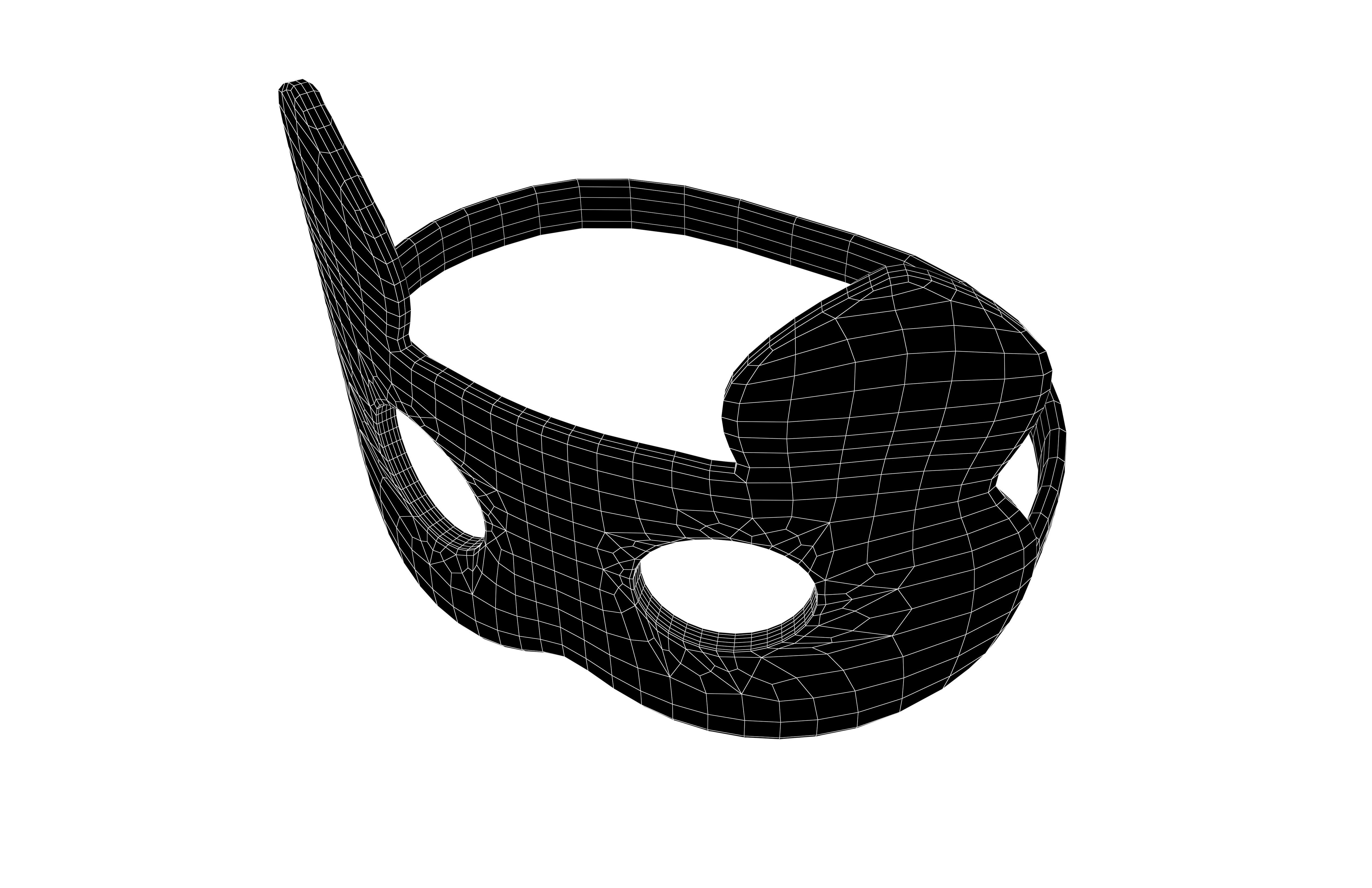 Pokemon Kids Mask v1 002 Low-poly 3D model_6