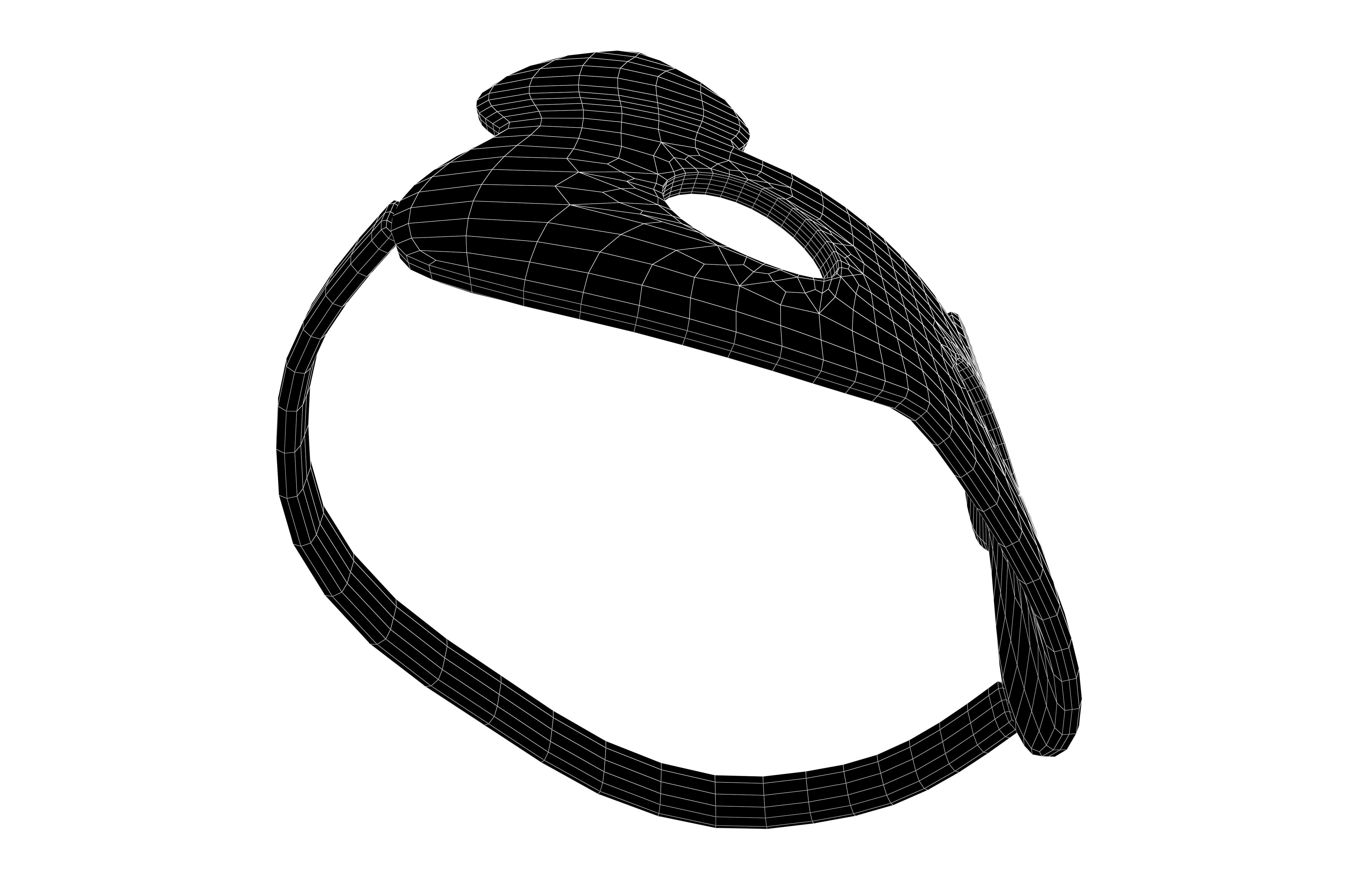 Pokemon Kids Mask v1 002 Low-poly 3D model_7