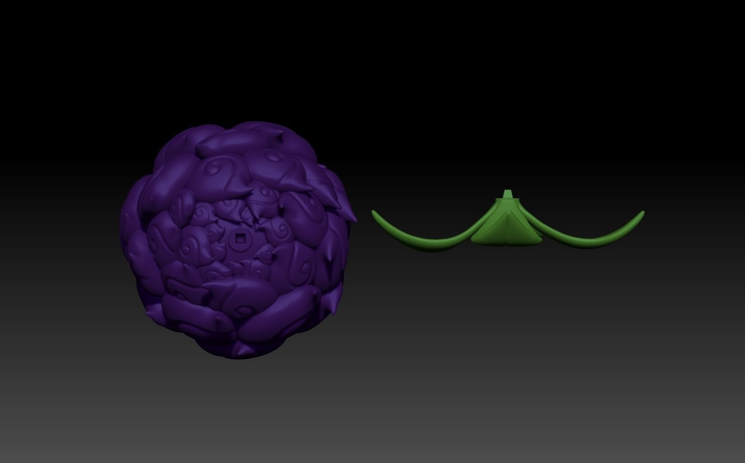 Yami Yami no Mi One Piece Devil Fruit 3D print model_2